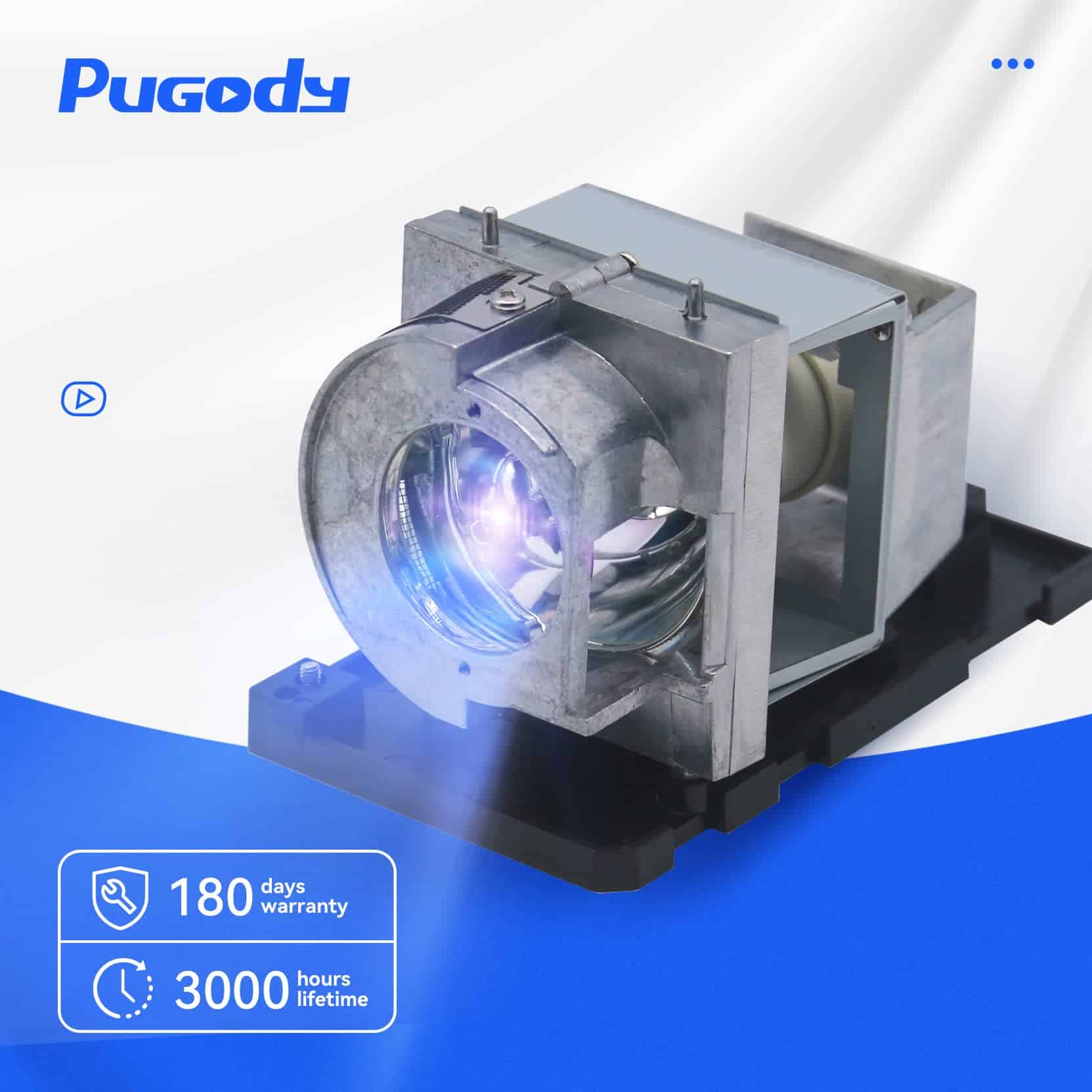 Bombilla de lámpara de proyector de repuesto Pugody - Image 3