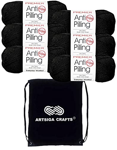 Premier Yarns Everyday Anti-Pilling Negro DN100-12