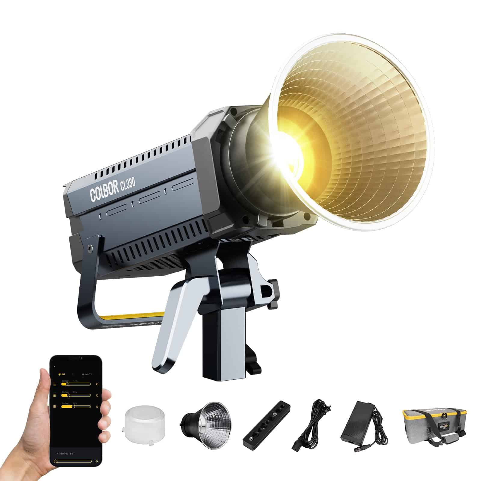 Video Light, COLBOR CL330 330W Iluminación Continua