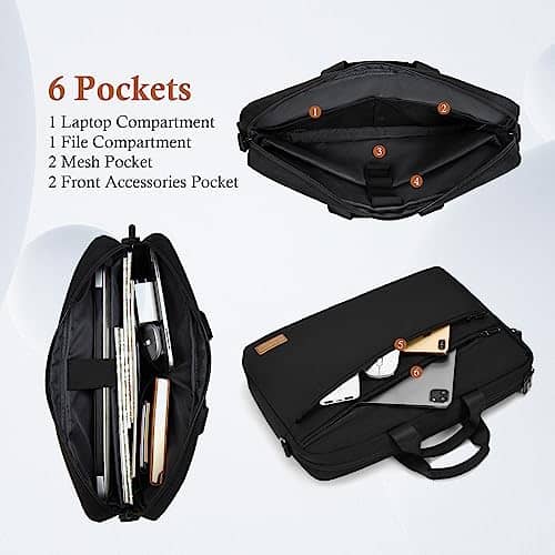 Bolso Para Computadora Portátil De 17 A 17.3 Pulgadas, - Image 4