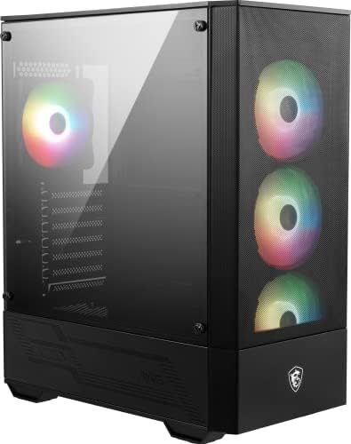 Gabinete PC MSI MAG Forge 112R Vidrio Templado 4x 120mm aRGB