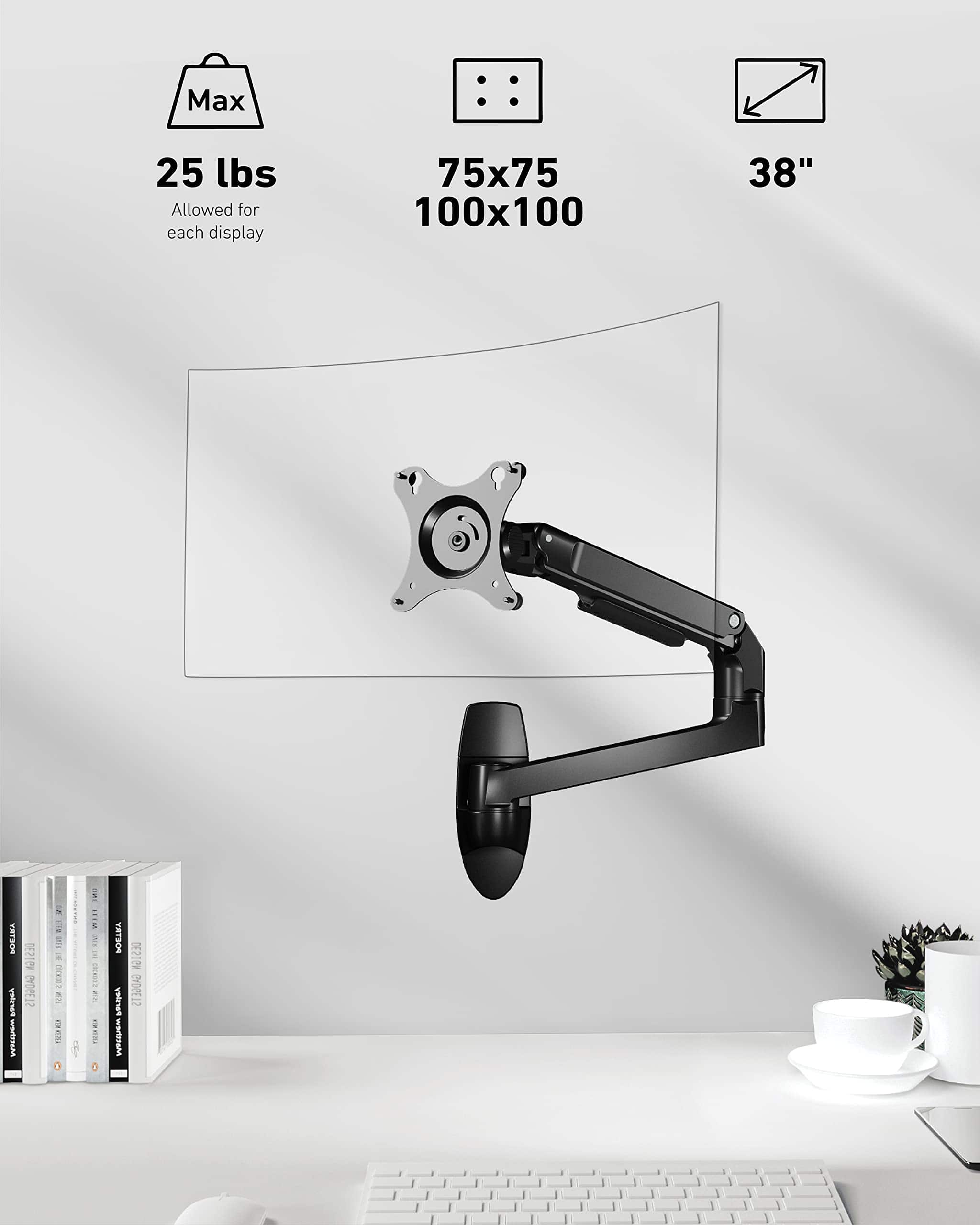 Soporte de Pared para Monitor Individual Ergounion para - Image 5