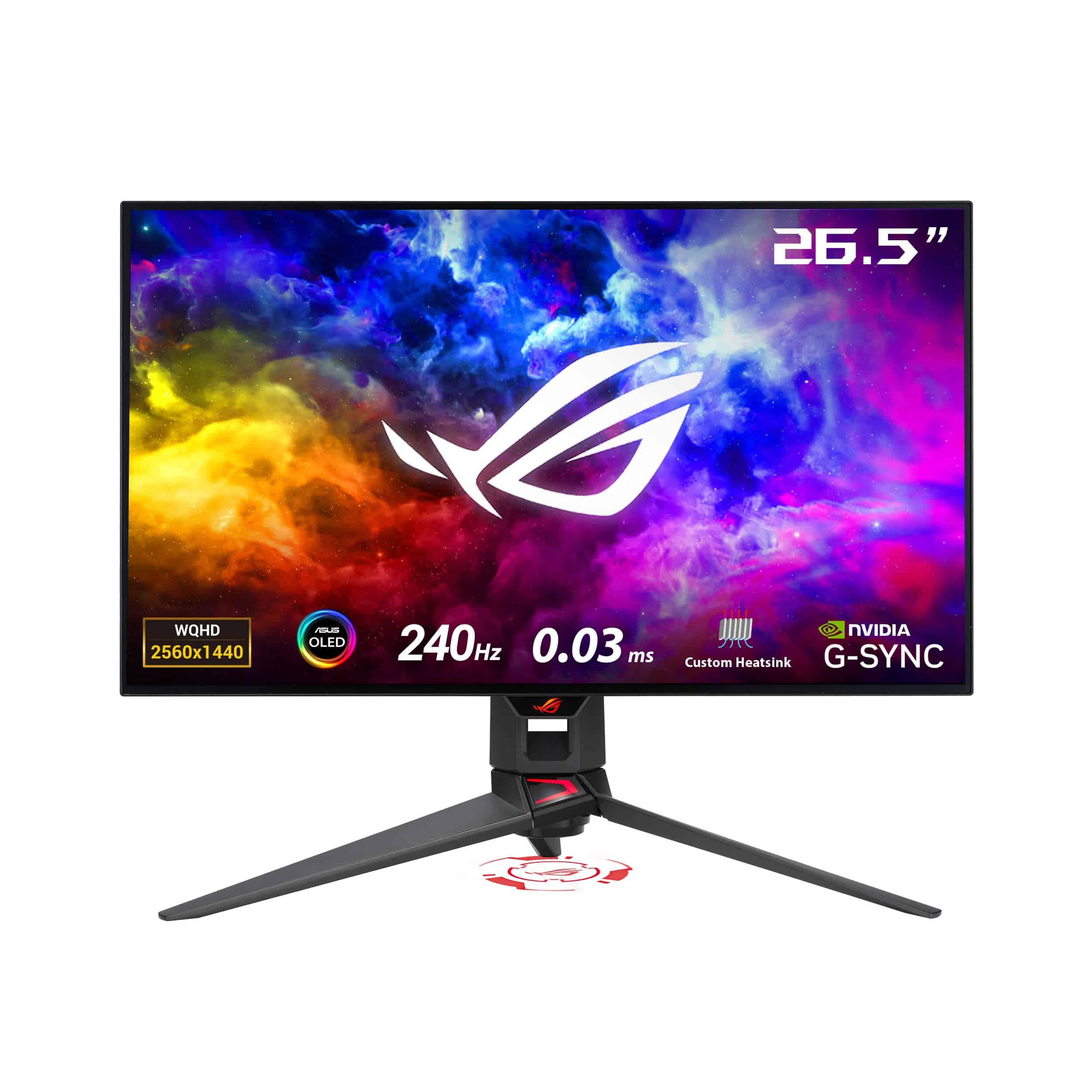 Monitor de juego ASUS ROG Swift 27�1440P OLED DSC