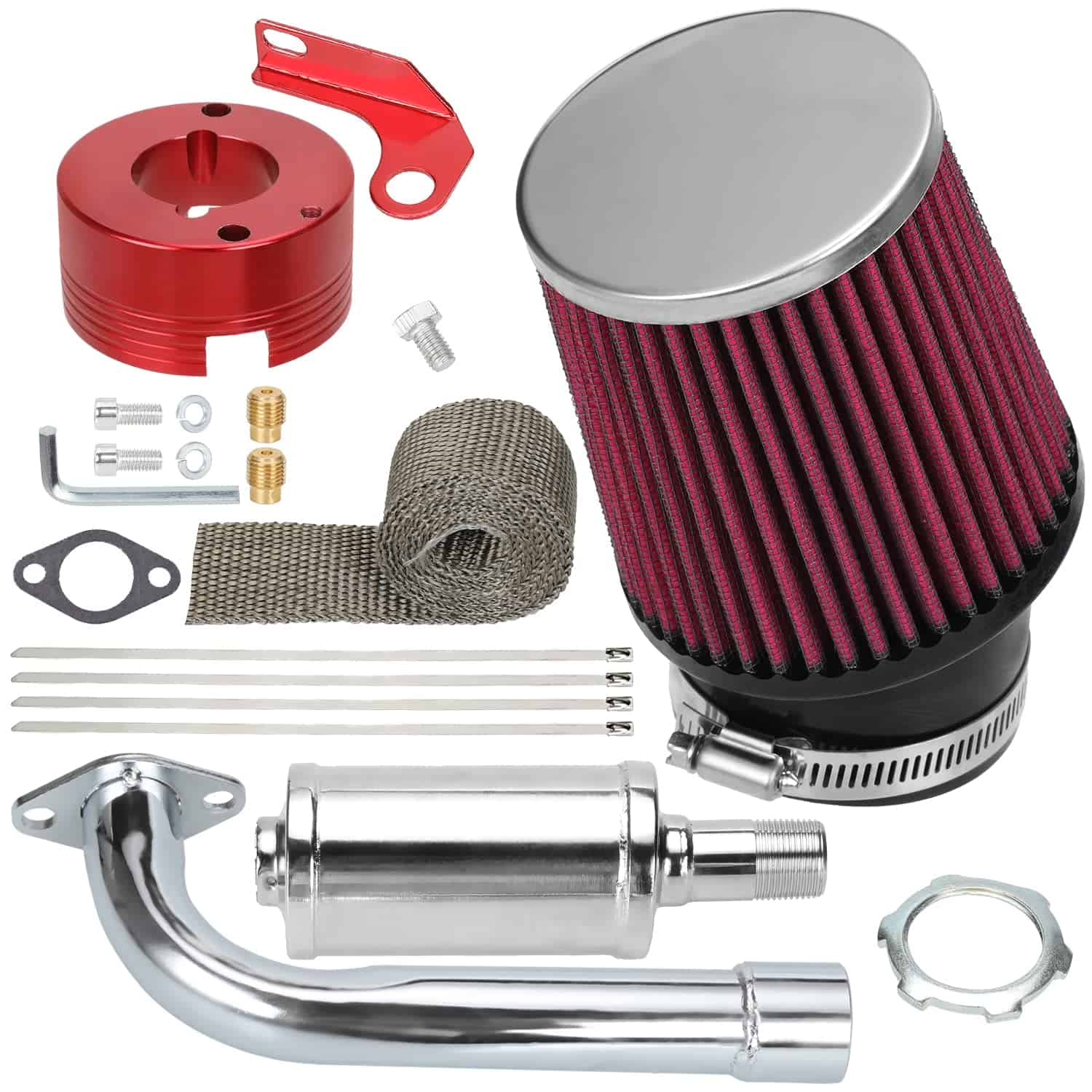 Kit de Filtro de Aire, Escape, Headers y Silenciador