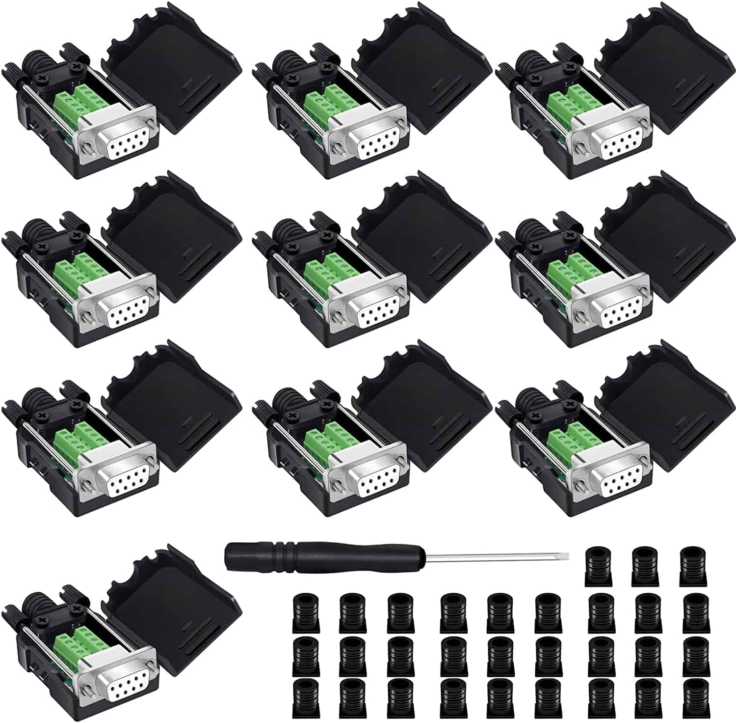 Conector De Breakout Db9 Yiovvom A Terminal De Cableado