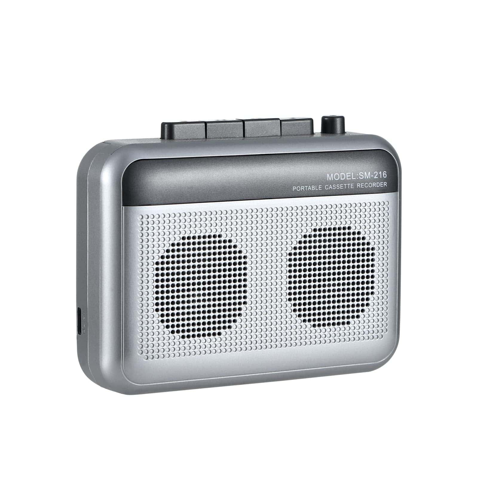 Reproductor de Casete Portátil con Transmisor Bluetooth,