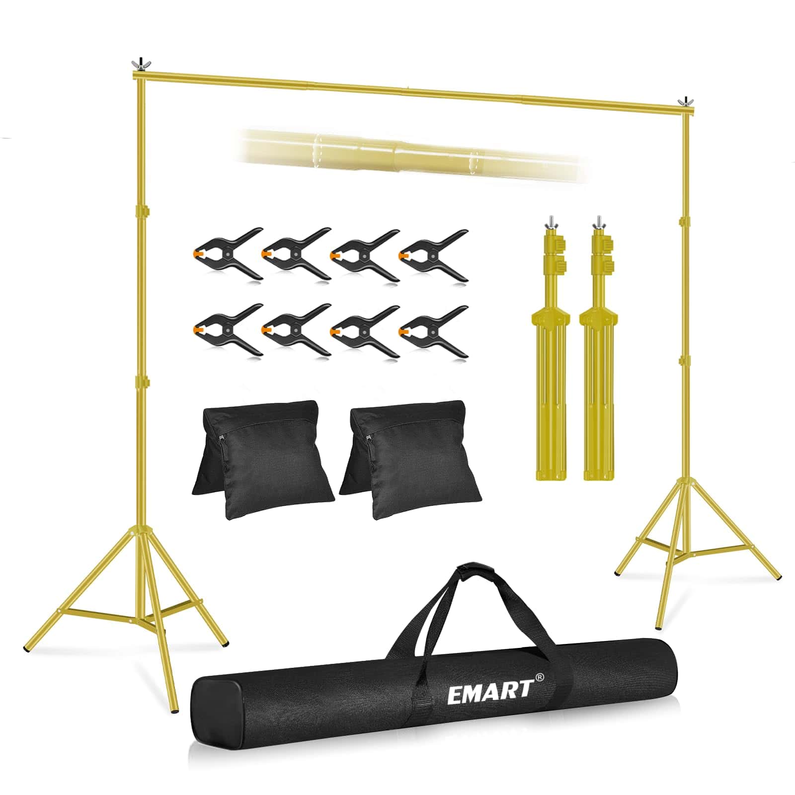 EMART Soporte para Fondos de 10x7ft (Ancho x Alto) Estudio