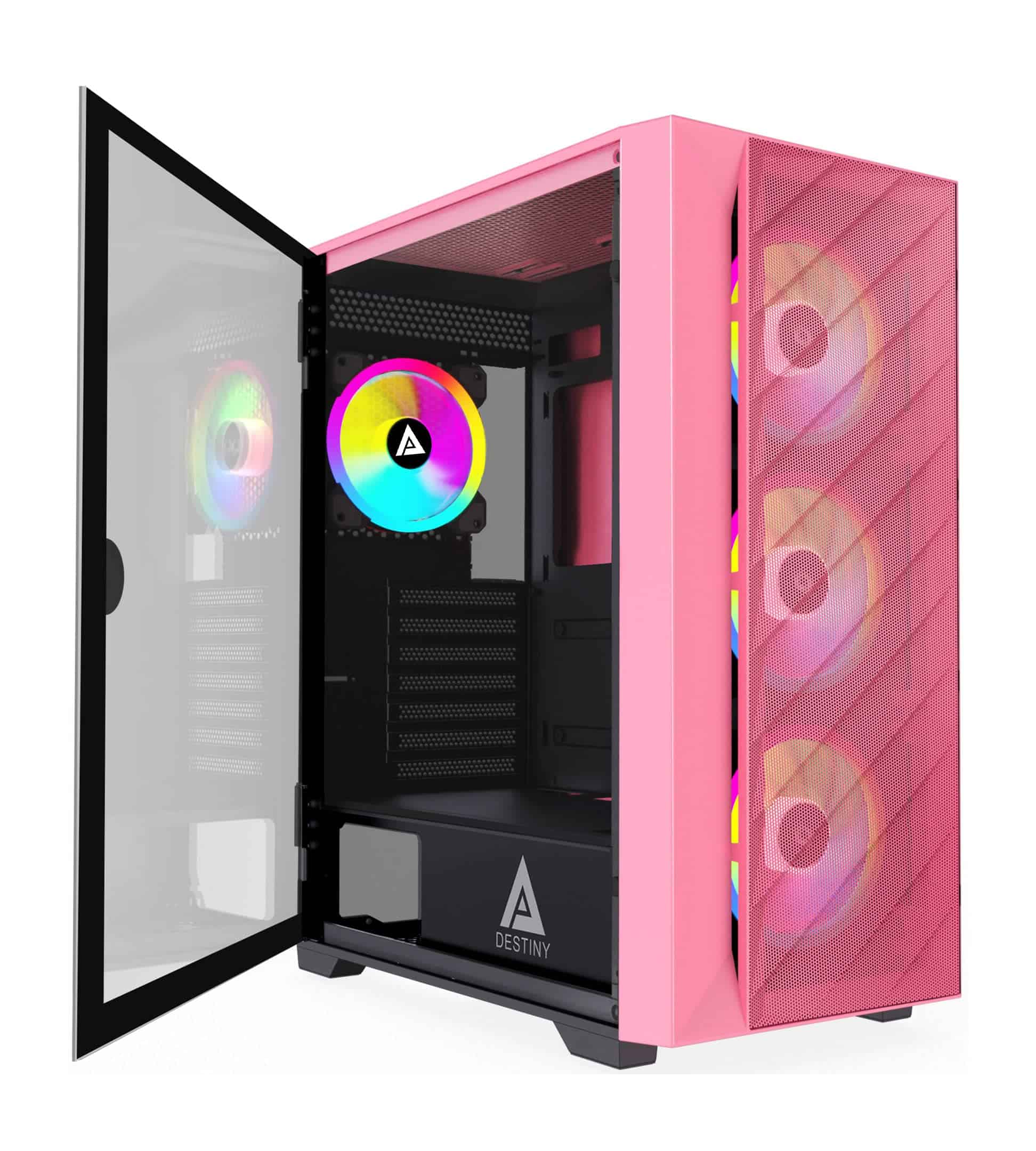 Caja de PC Apevia Destiny Ventilador 120mm Vidrio Magnético