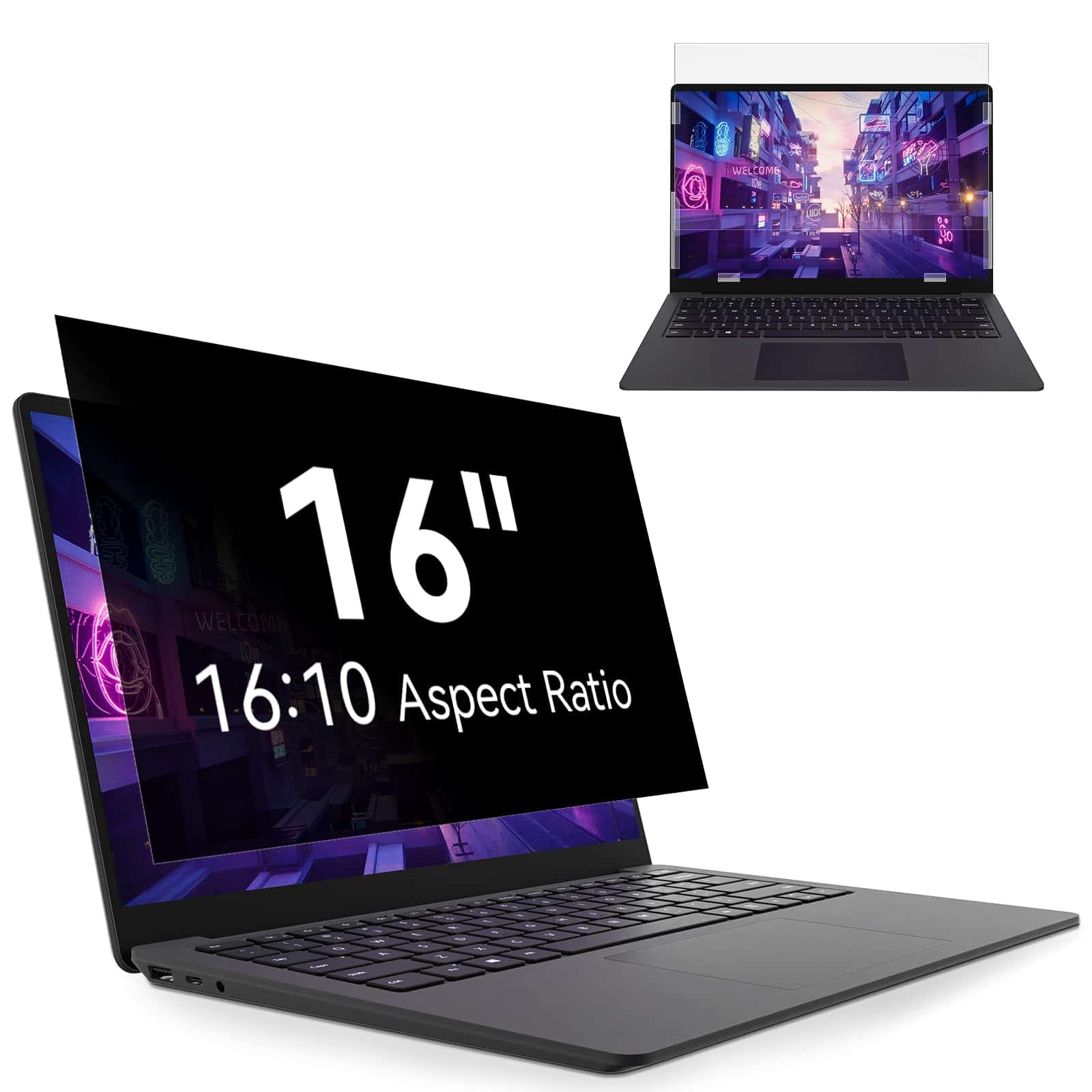 [Paquete de 2] Filtro de Privacidad para Laptop de 16