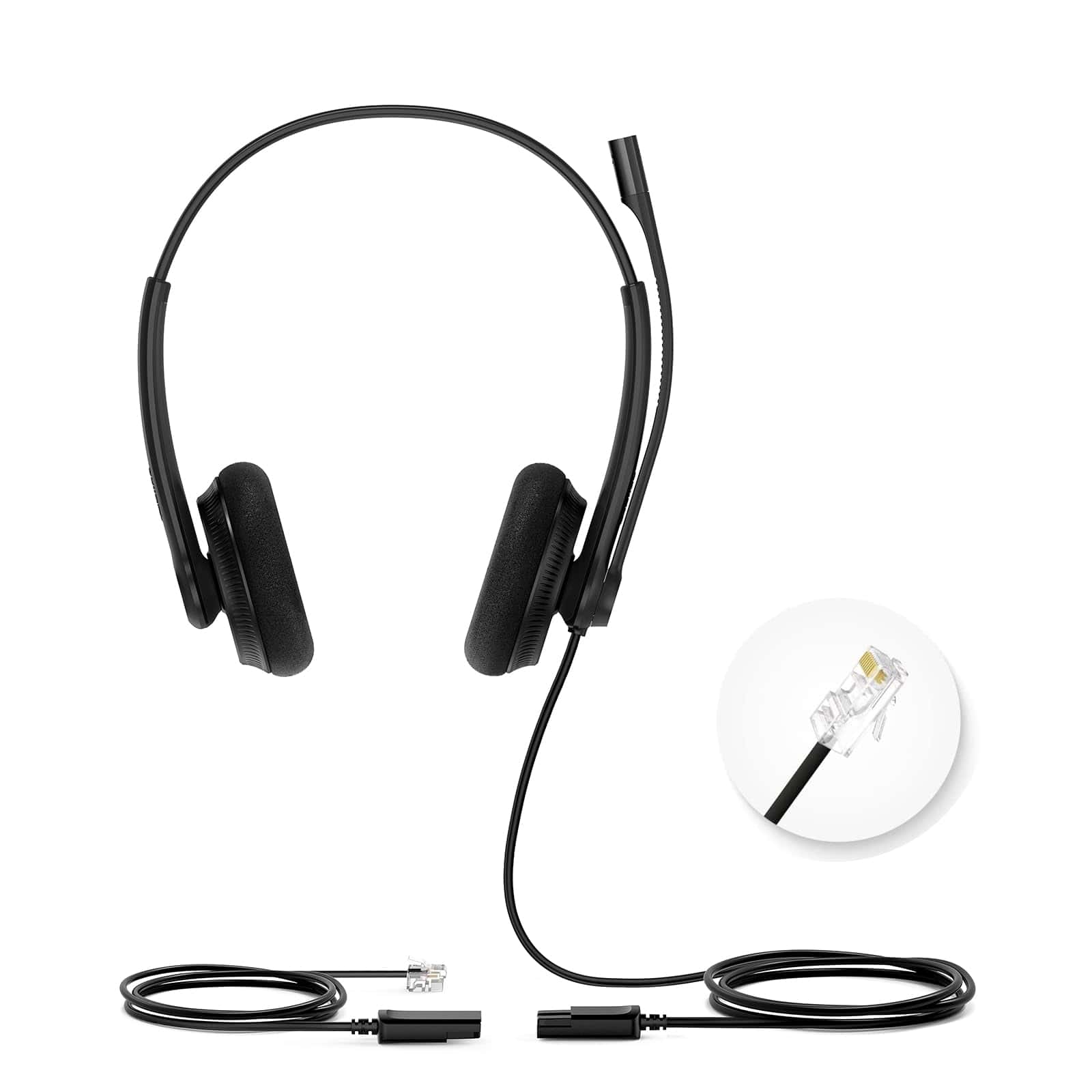 Auriculares de Teléfono Yealink YHS34 Lite Dual con
