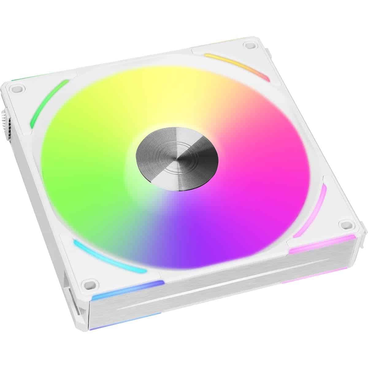 Ventilador de caja Lian-Li UNI FAN AL V2 ARGB PWM - Blanco,