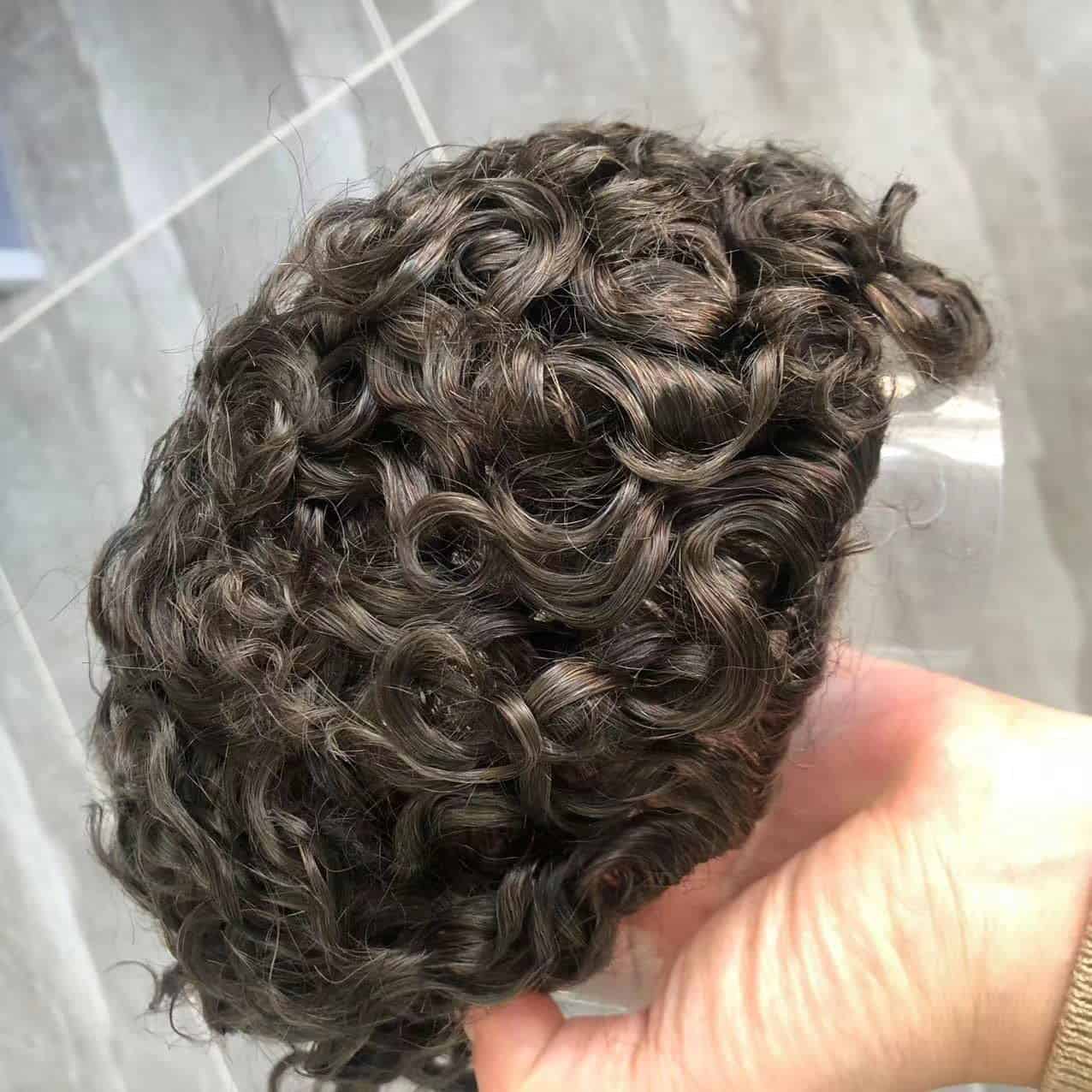 Tupé Rizado de 20MM de Eversilky Duradero Piel Fina - Imagen 9