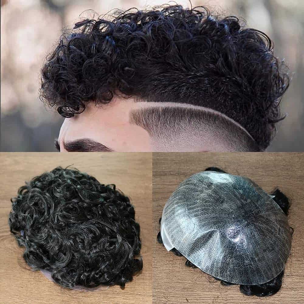 Peluca para Hombres Eversilky 20MM Rizada Duradera Completa
