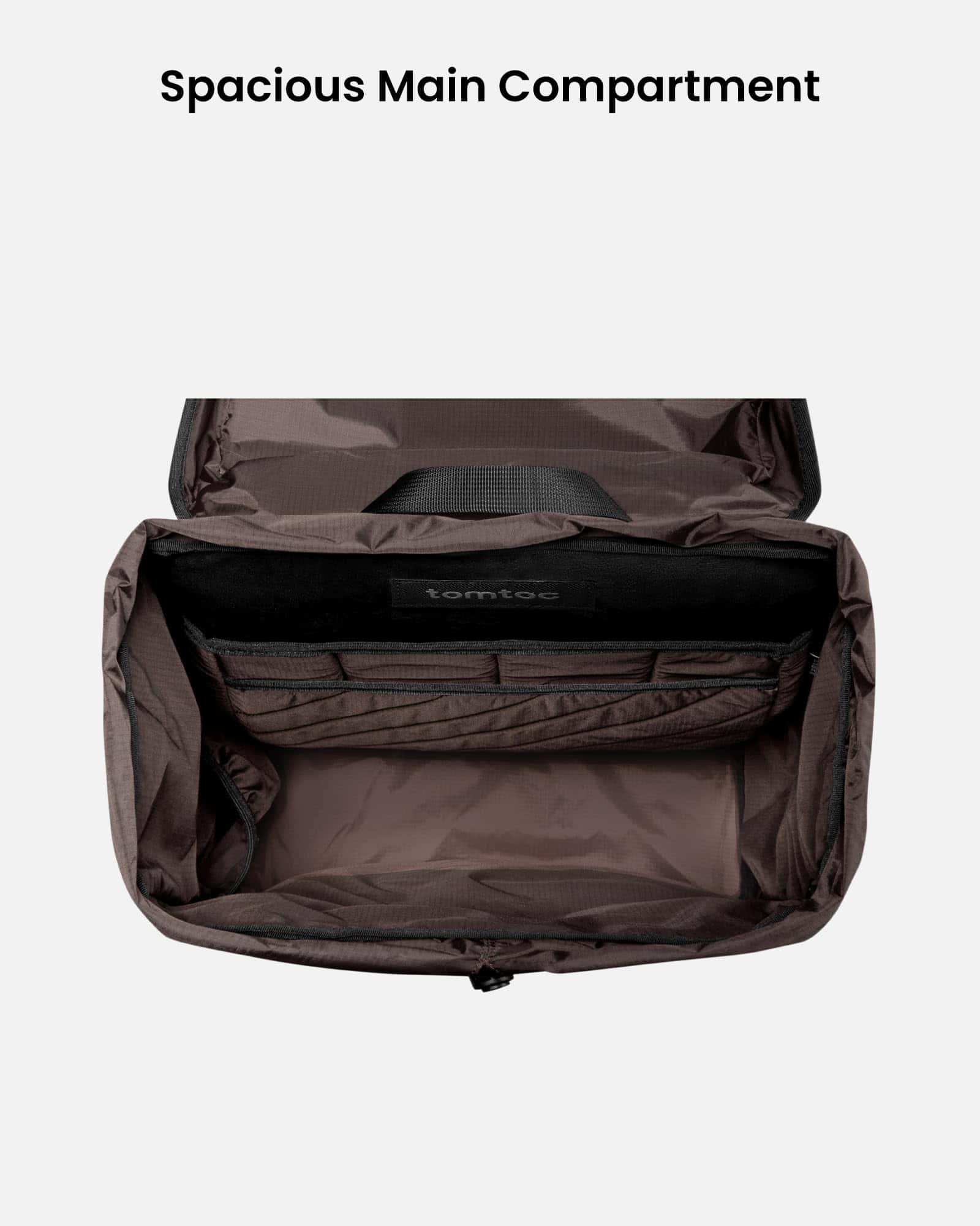 Mochila para laptop con solapa tomtoc, ligera, resistente - Image 5