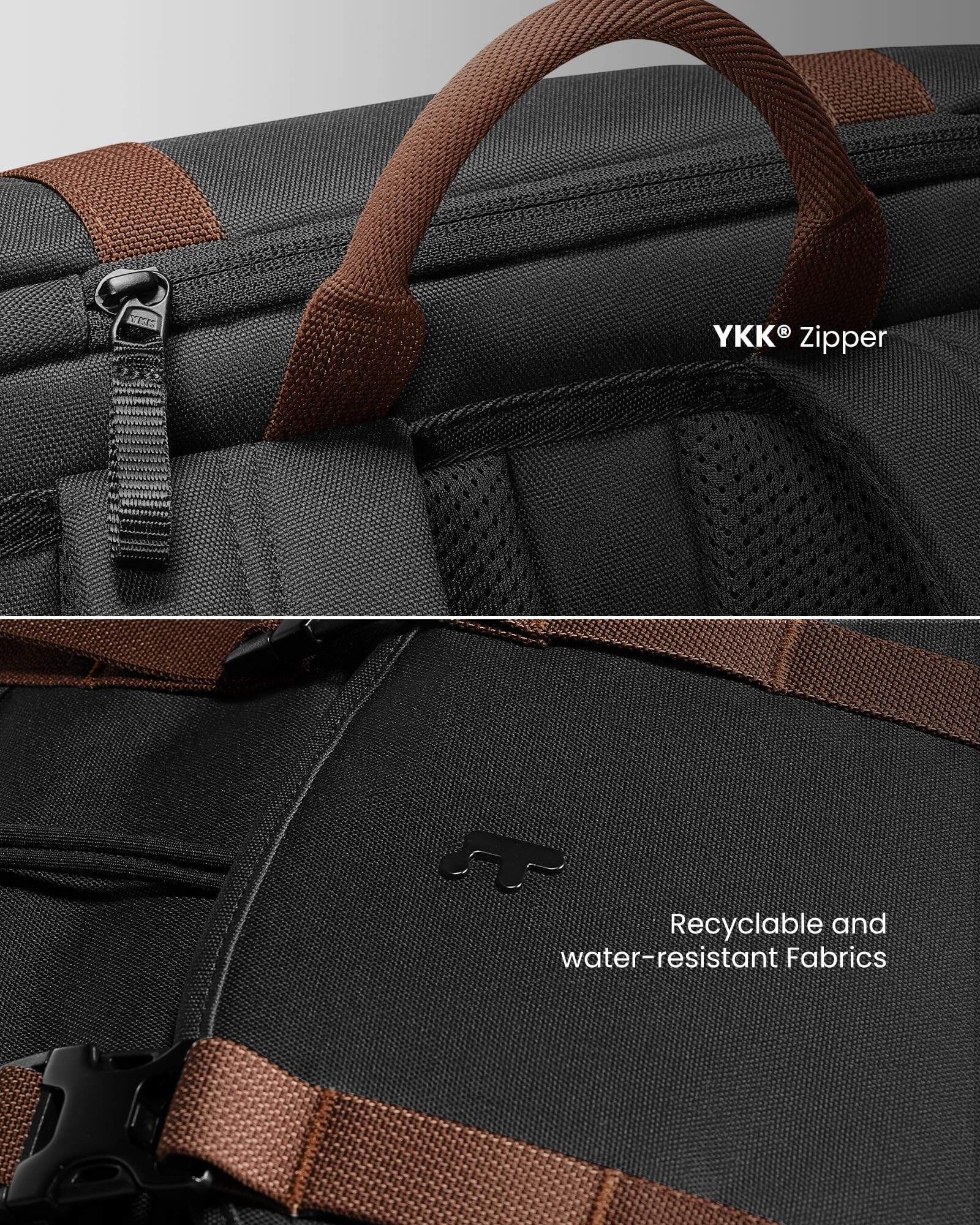 Mochila para laptop con solapa tomtoc, ligera, resistente - Image 8