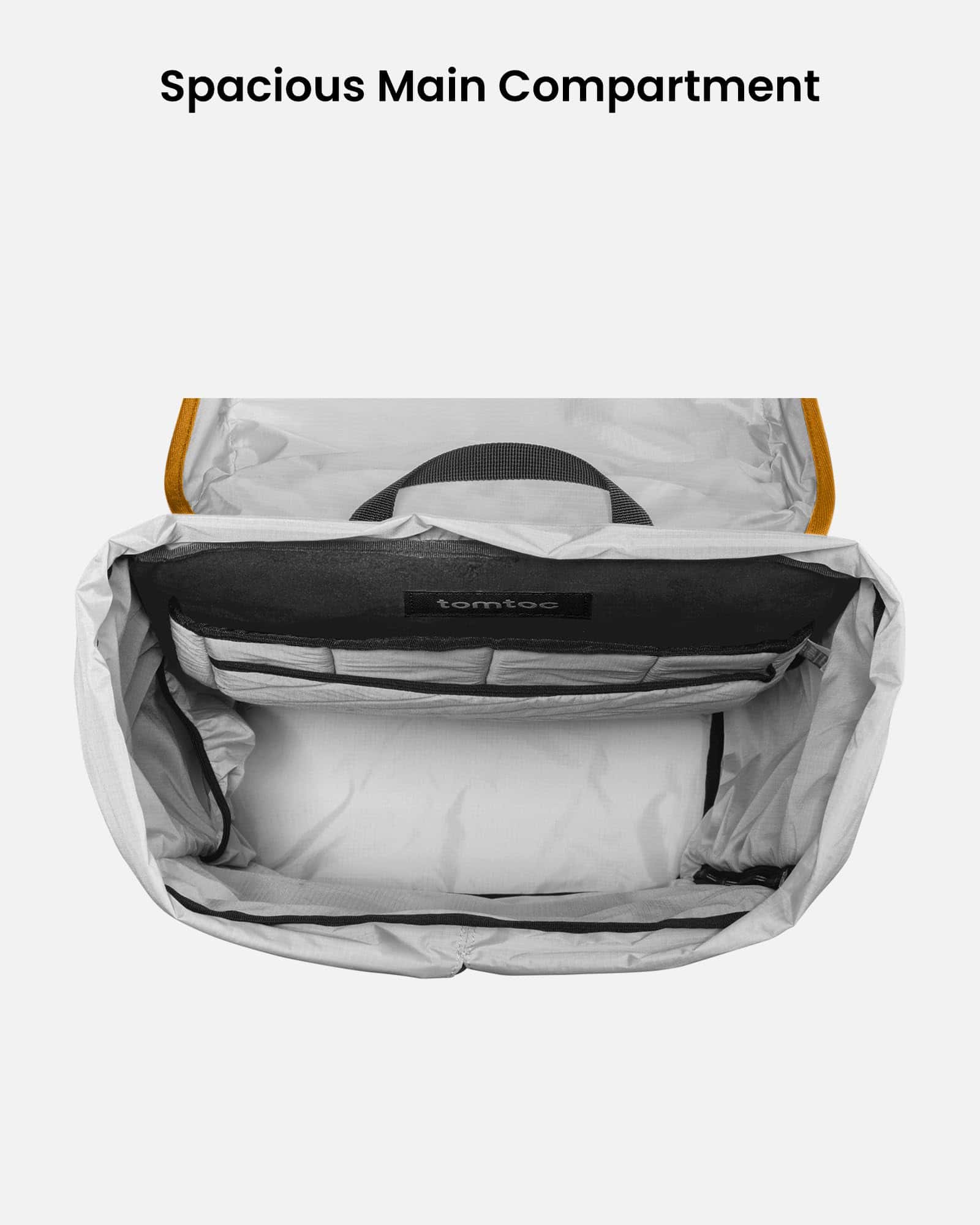 Mochila para laptop tomtoc Flap, Ligera, -Amarillo - Image 5