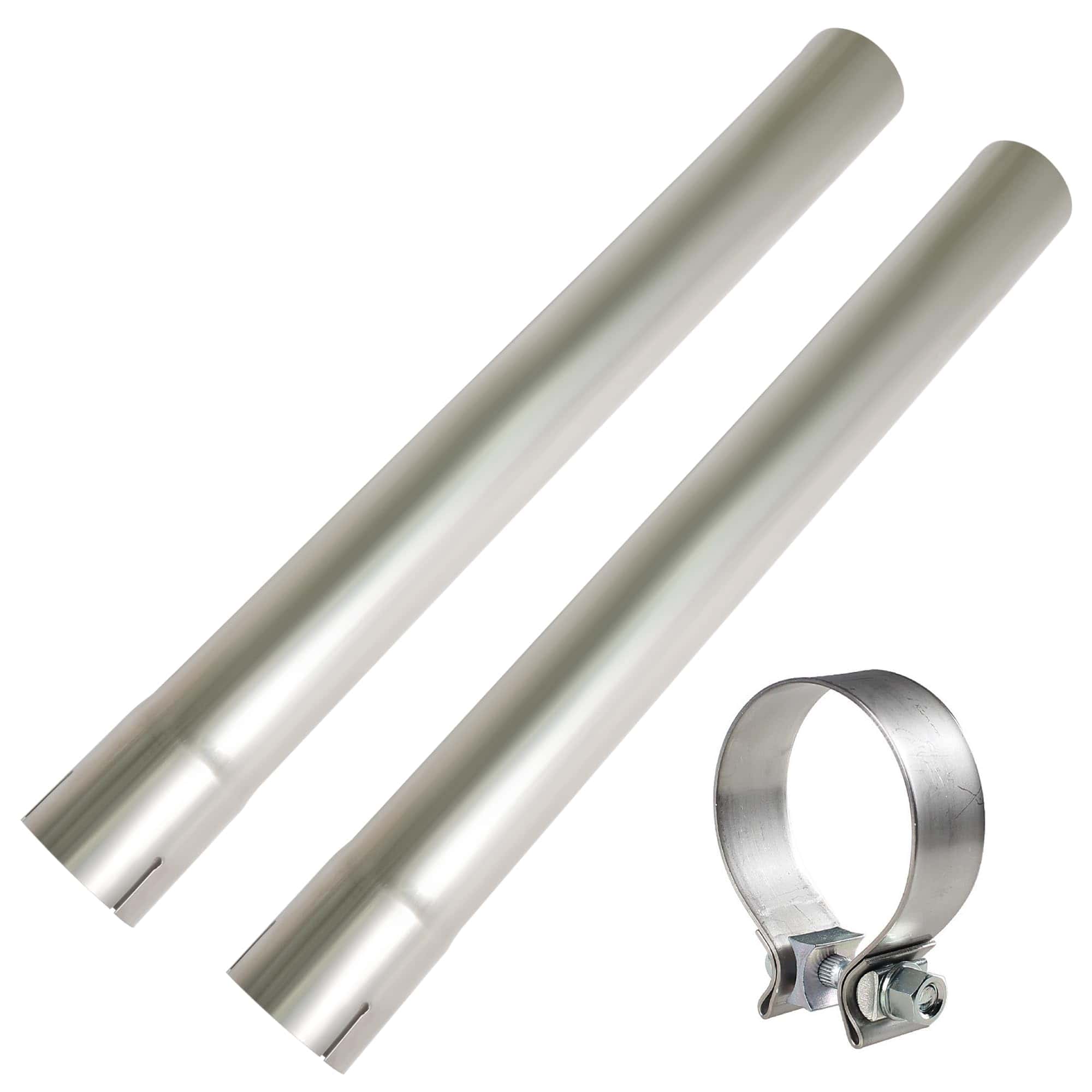 Simnliras 2-Pack Tubo de Extensión Recto de Escape de