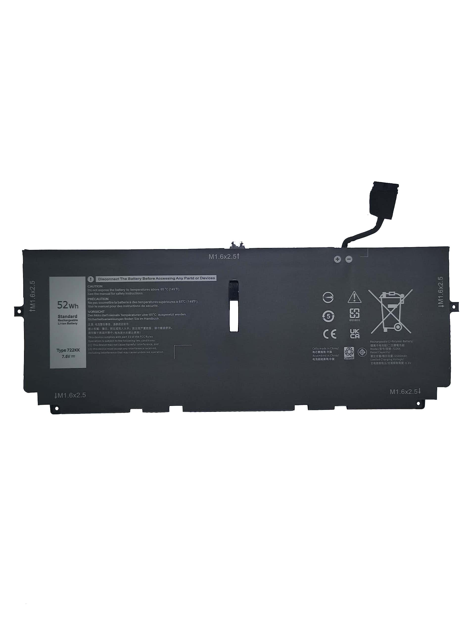 Batería de Repuesto YXKC 722KK Compatible con Dell XPS 13
