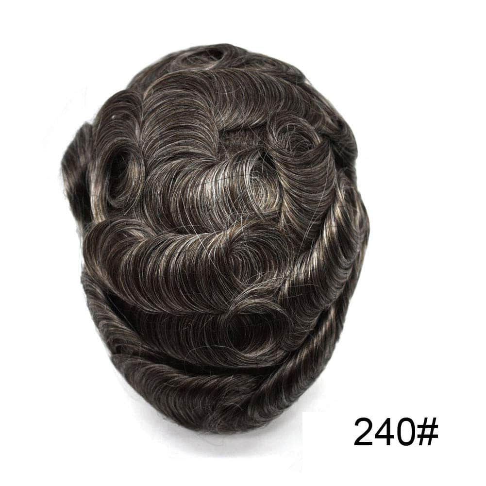 Alternative view of Toupee para Hombres Sistema de Pelo Completo Inyectado de