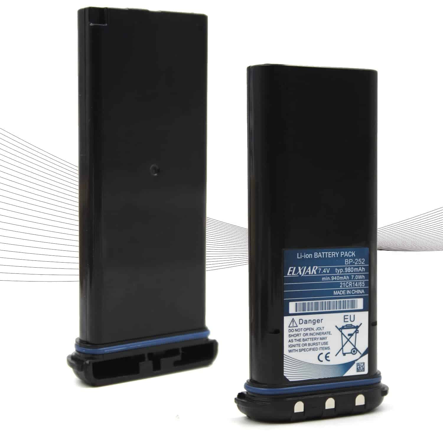 (Paquete de 2) Batería recargable de 7.4V 980mAh para