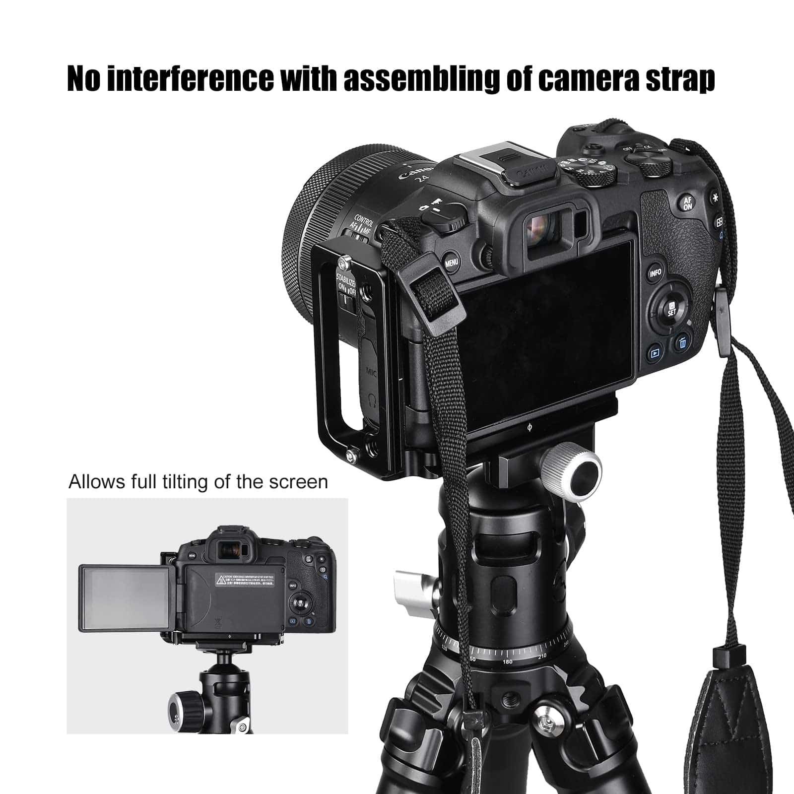 Soporte en L SUNWAYFOTO para Canon Eos R8/Eos RP Placa L - Image 8