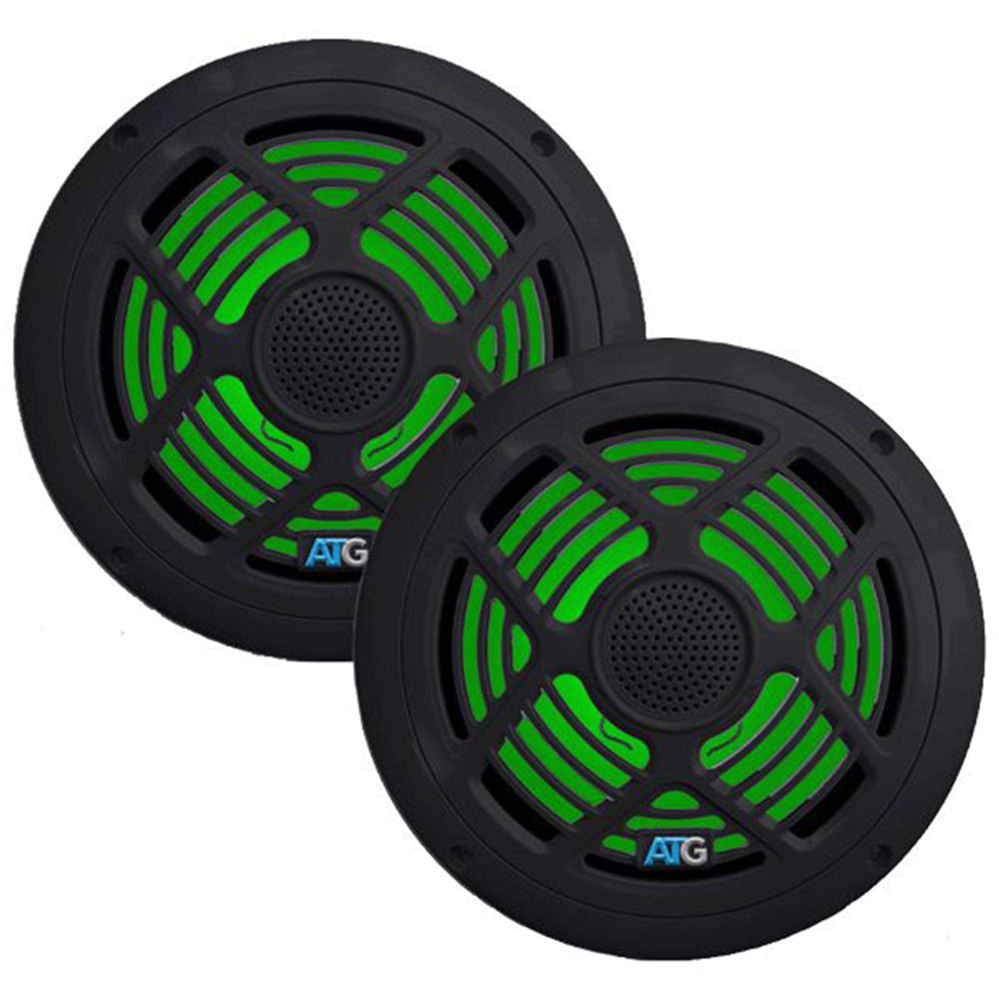 Par de Bocinas Coaxiales ATG Audio Marine de 8" con LEDs