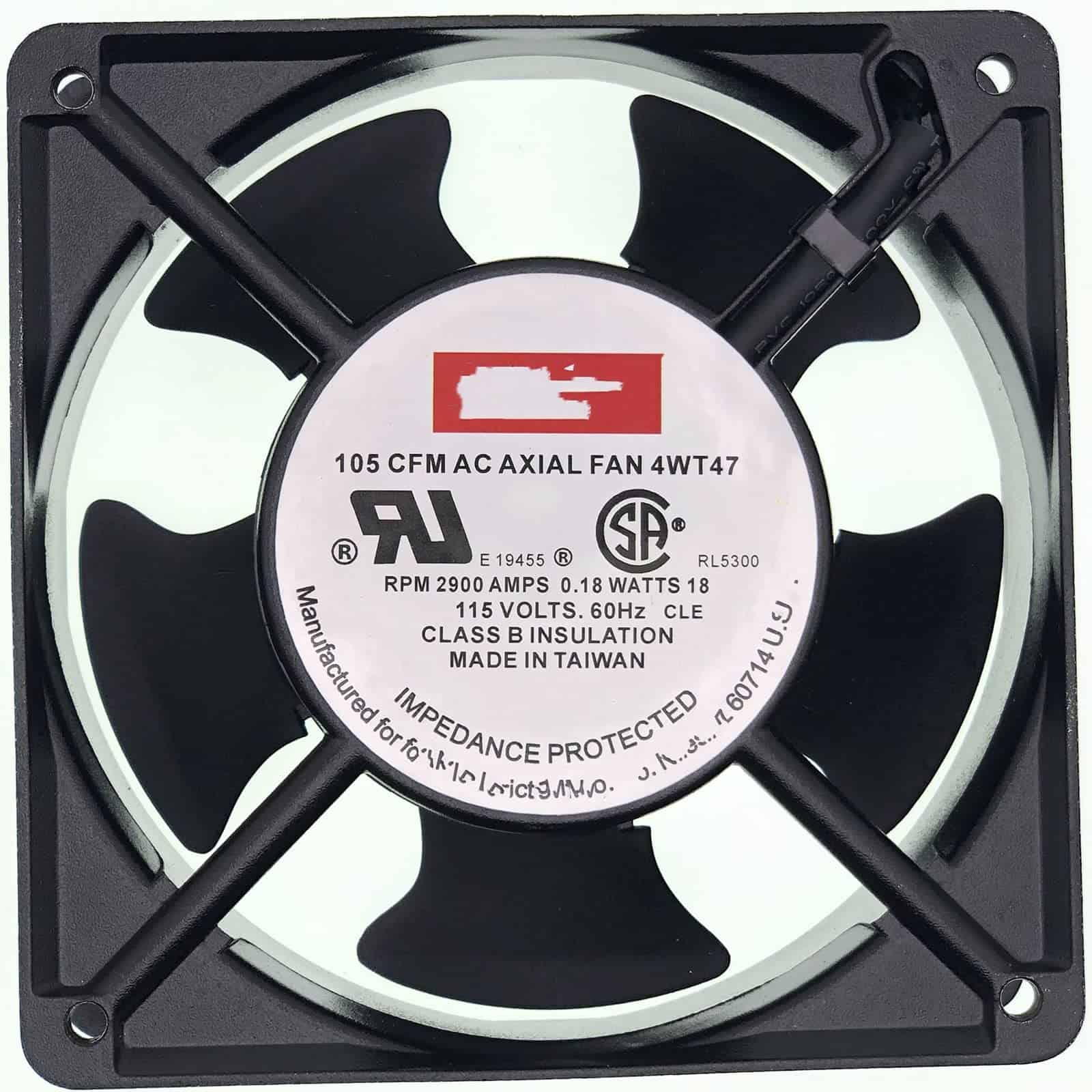 Ventilador 4WT47 AXIAL 115V-AC 105CFM D506793, Ventilador
