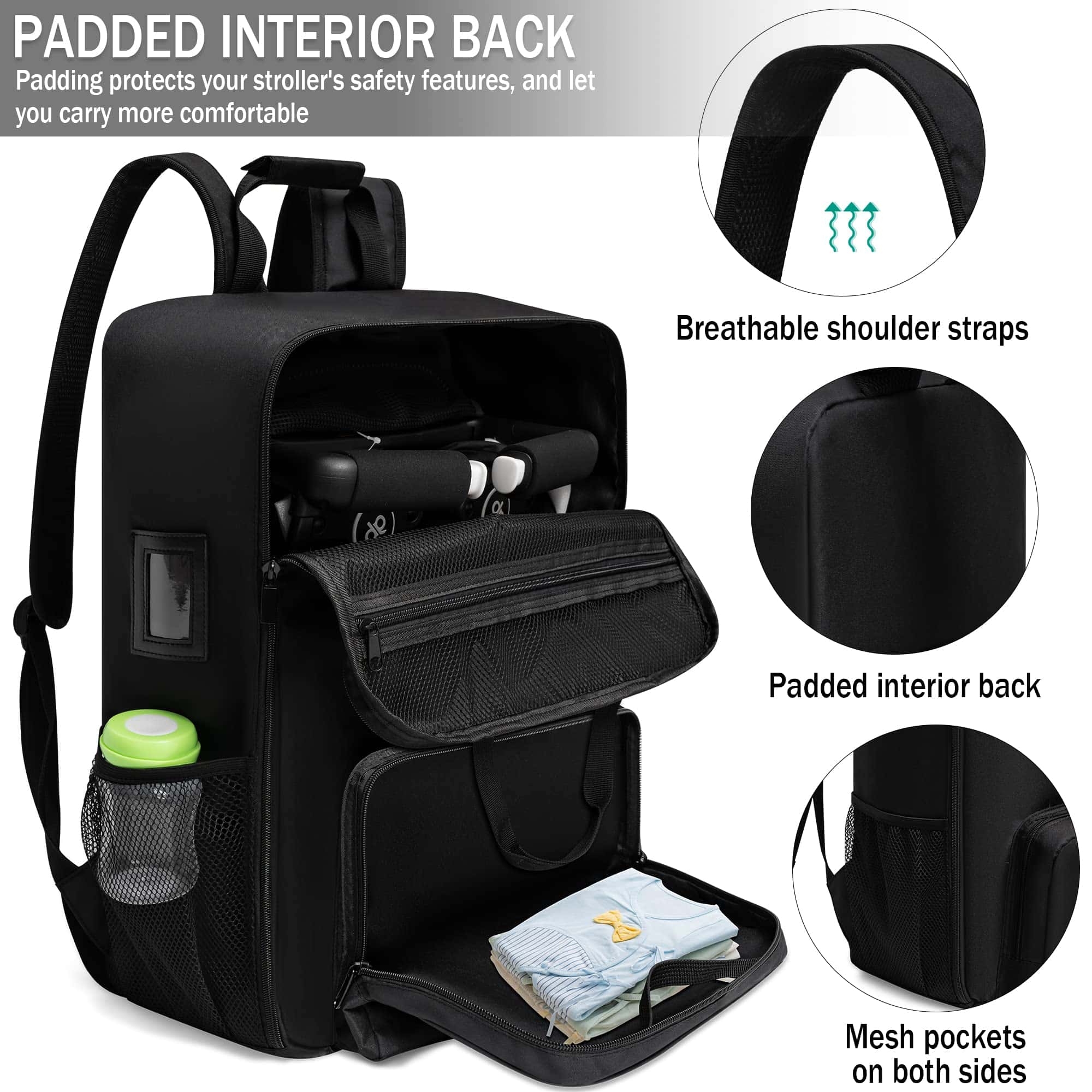 Bolso de Viaje para Cochecito LUCKIPLUS Compatible con GB - Imagen 4