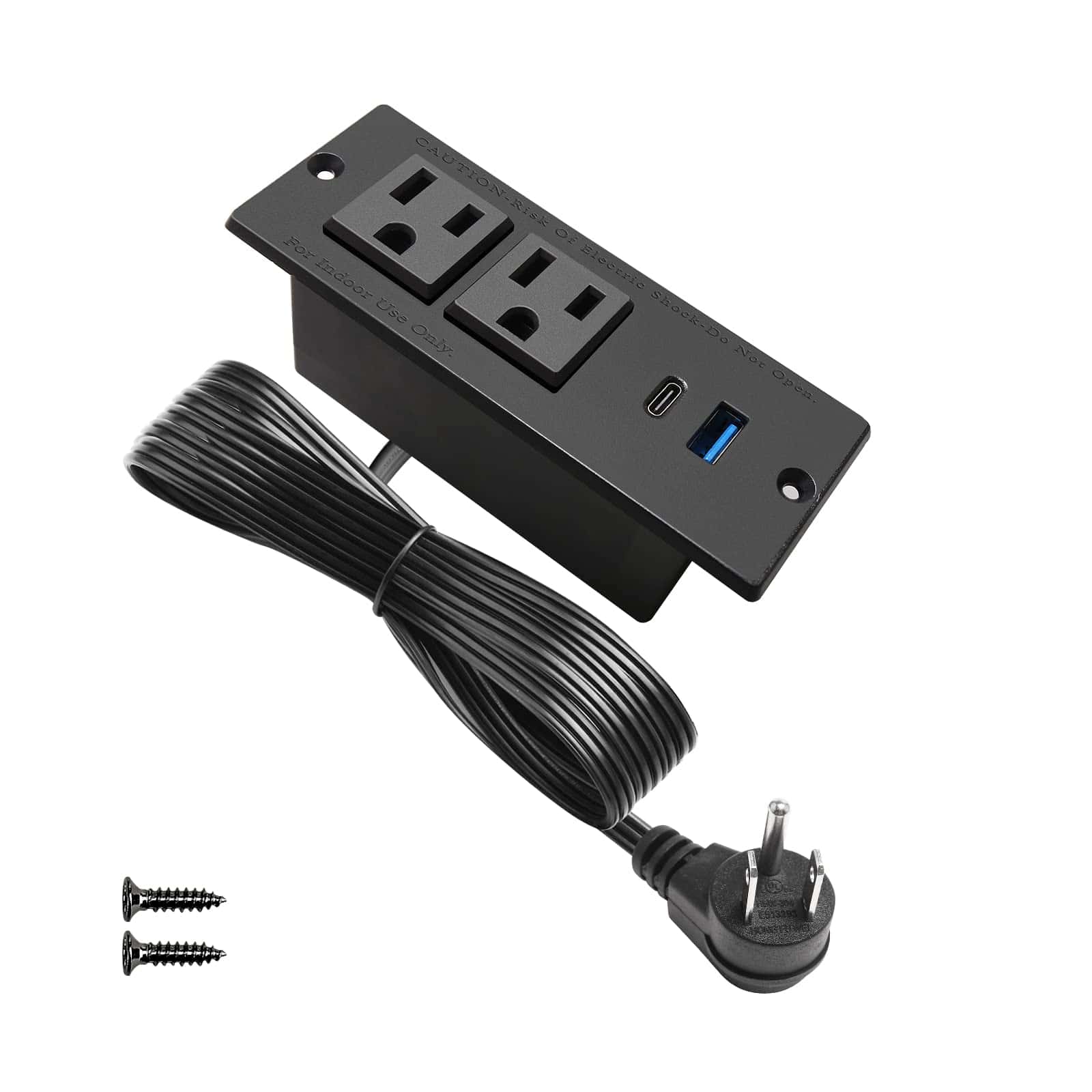 Power Strip USB C Empotrable Carga Rápida Estación de