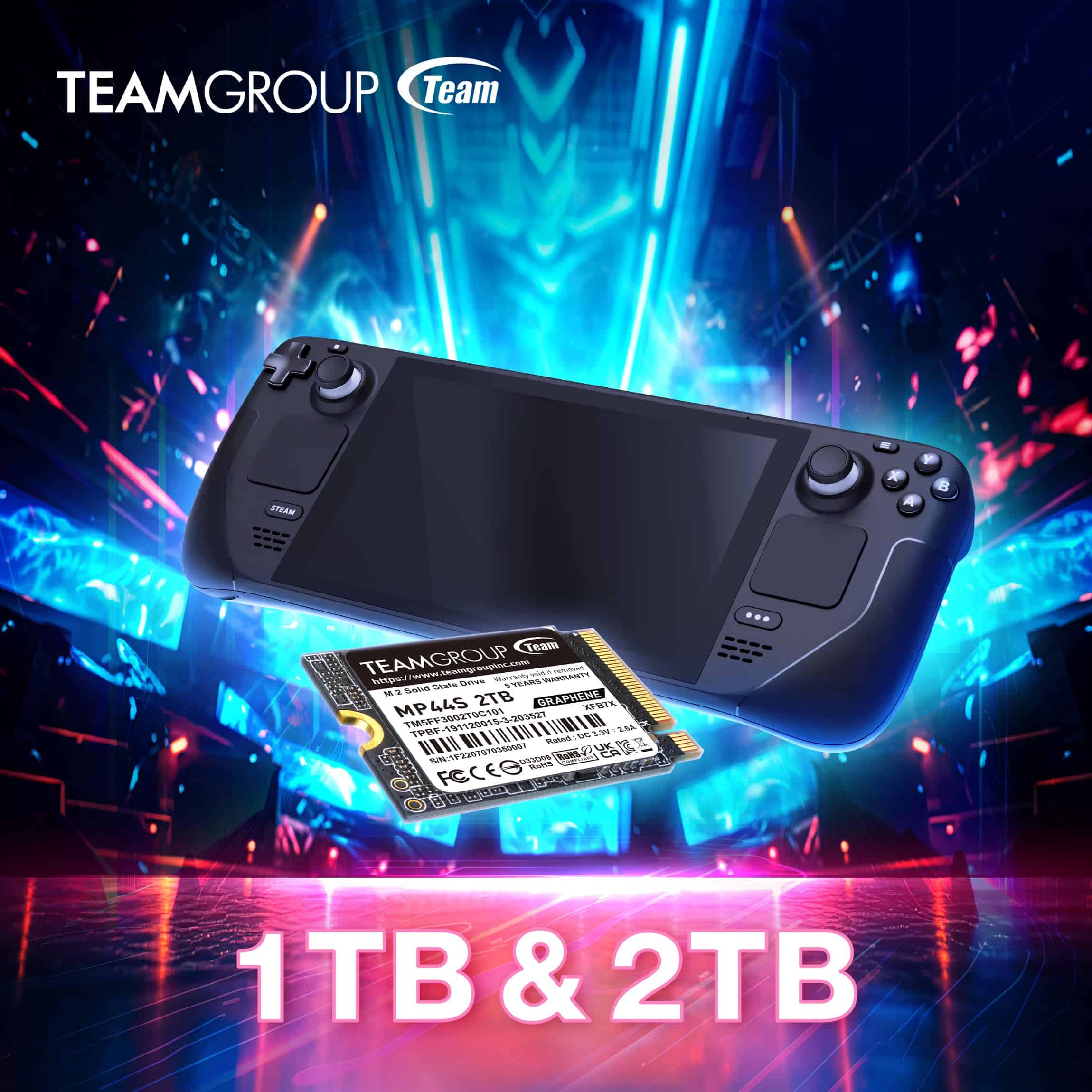 TEAMGROUP MP44S SSD 2TB SLC Cache Gen 4x4 M.2 2230 PCIe 4.0 - Image 5