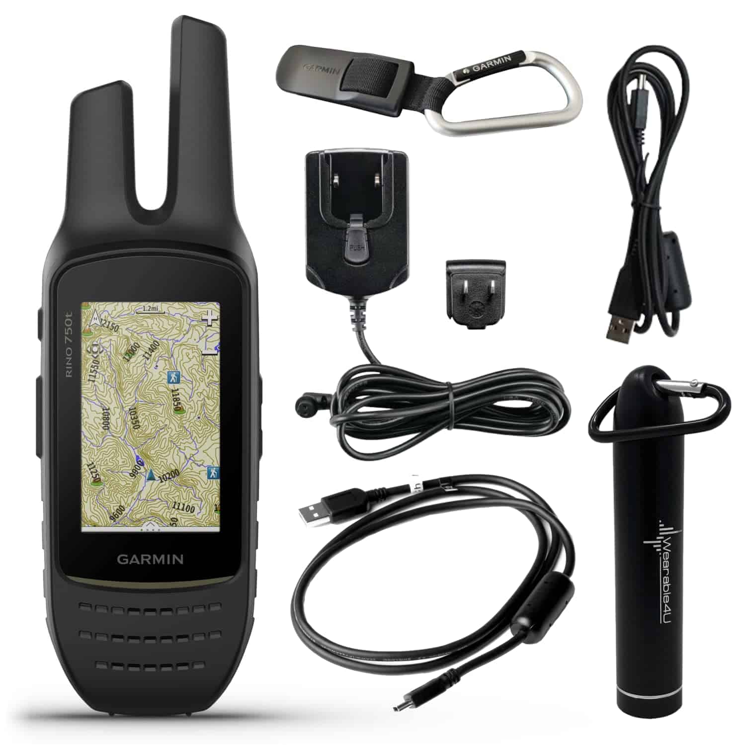 Wearable4U – Garmin Rino 750t Navegador de Dos Vías con