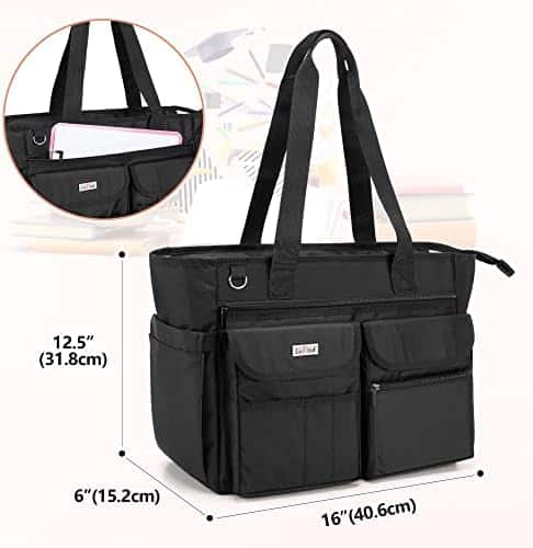 Maletín Para Laptop LoDrid 15.6'' Para Mujer Ajustable Negro - Image 6