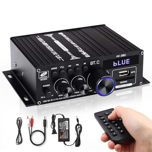 Amplificador Bluetooth AK-380 con Función de Control
