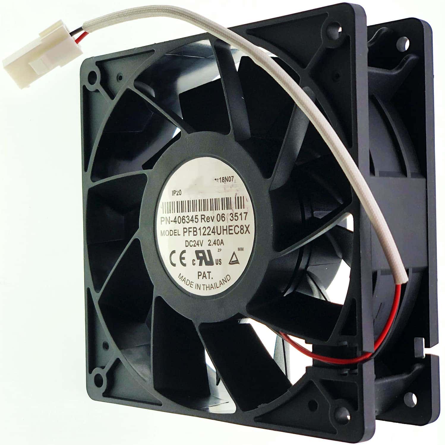 Ventilador de enfriamiento para PFB1224UHEC8X PN-406345 Rev