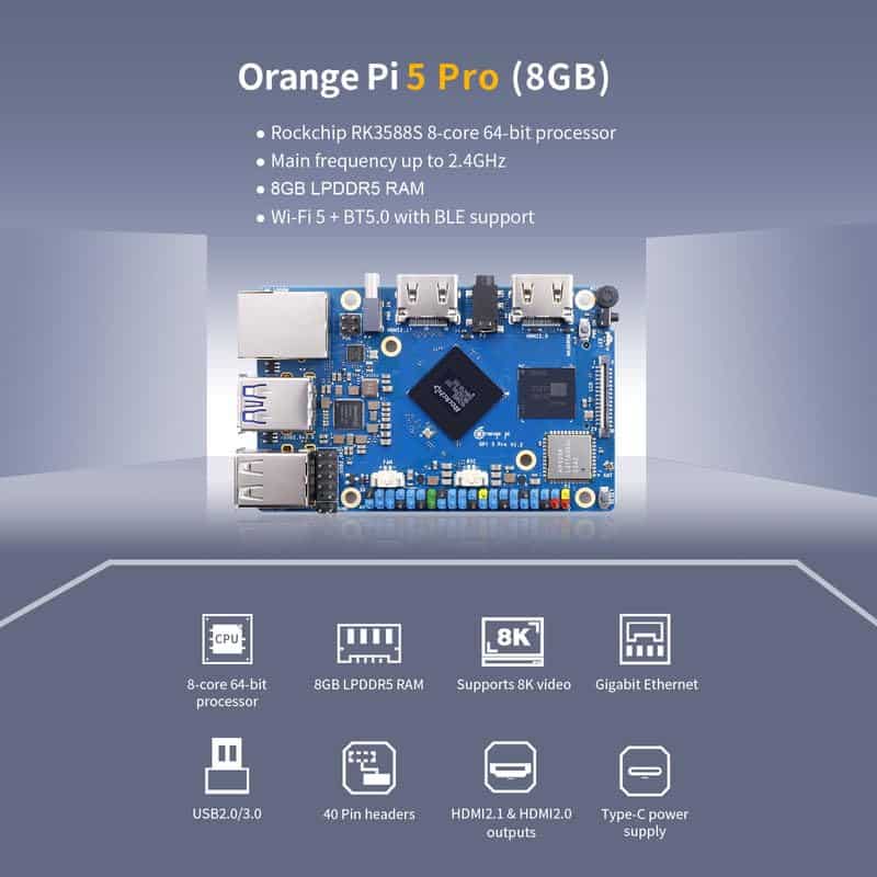 Orange Pi 5 Plus 8gb Lpddr4/4x Rockchip Rk3588 8-core - Image 4