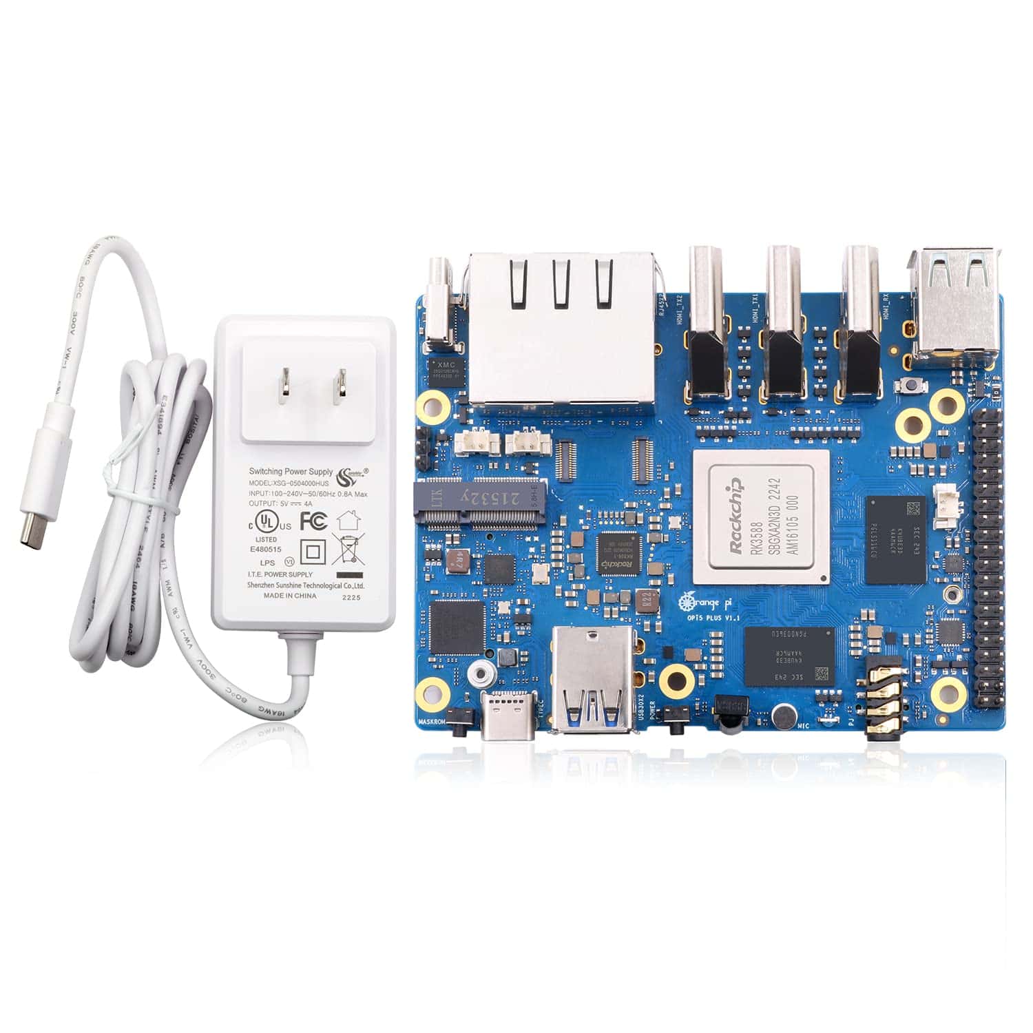 Orange Pi 5 Plus 8gb Lpddr4/4x Rockchip Rk3588 8-core