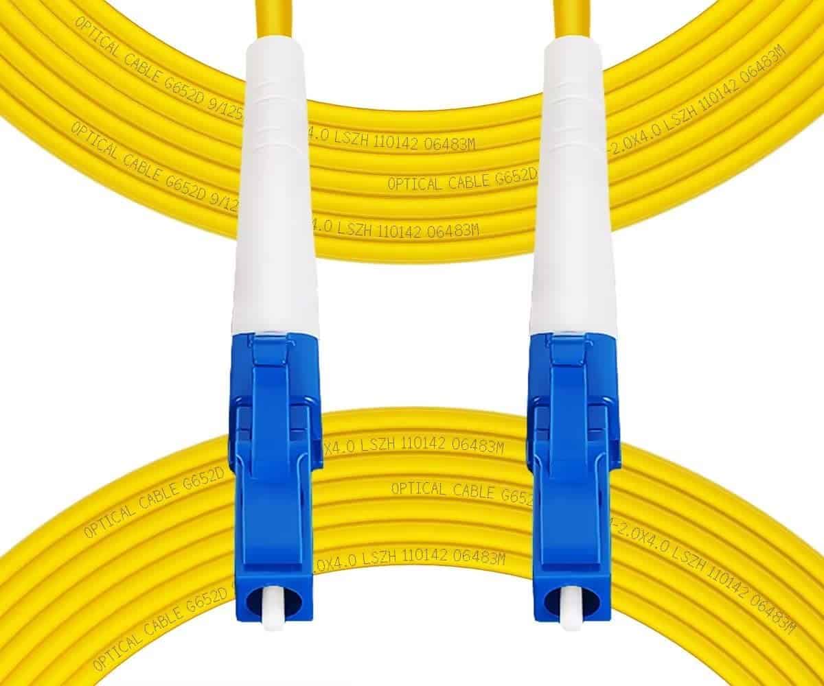 Fibergaga-1M(3ft) OS2 LC to LC Fiber Patch Cable Single