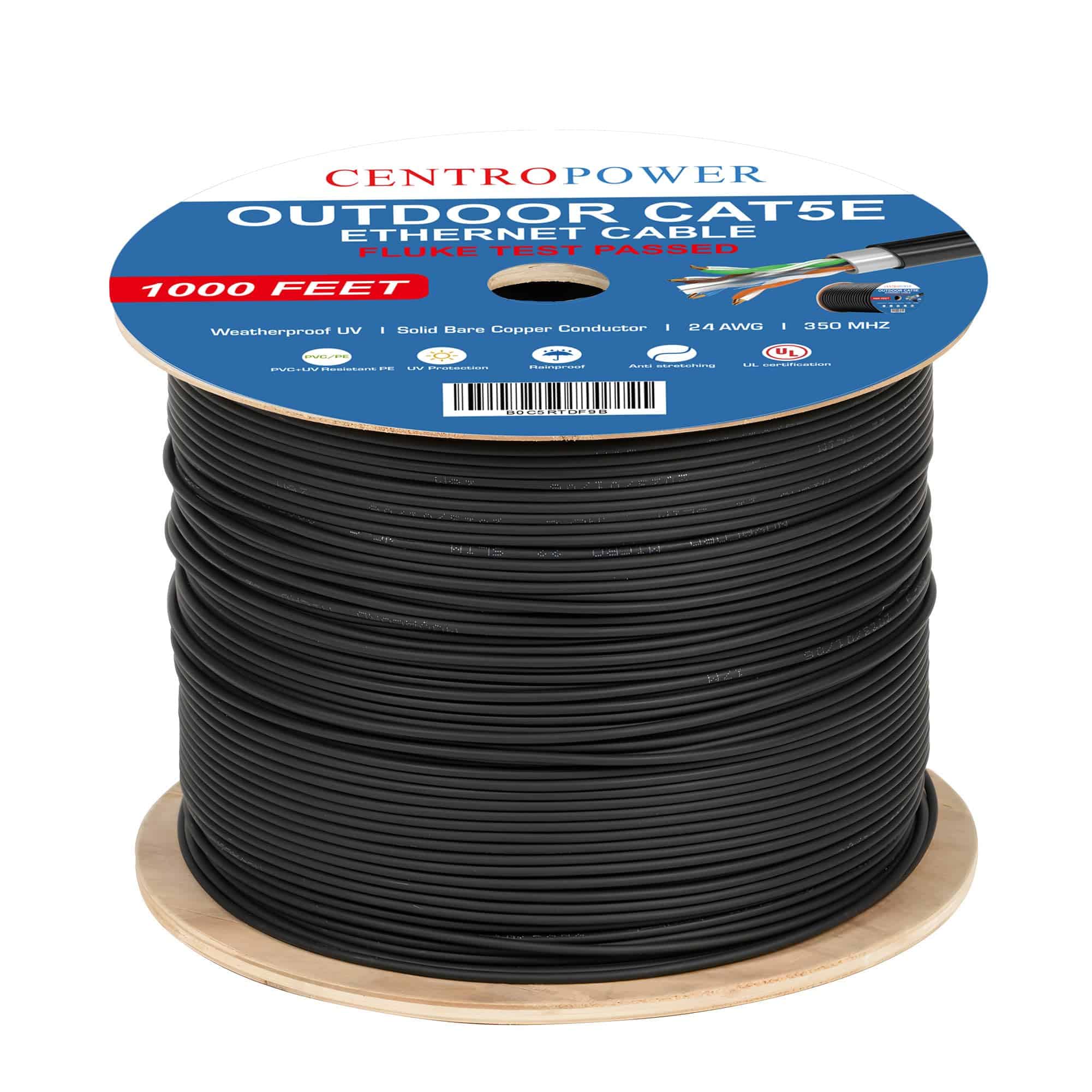 Cable de Ethernet Cat 5e para Exteriores CENTROPOWER 1000 - Image 8
