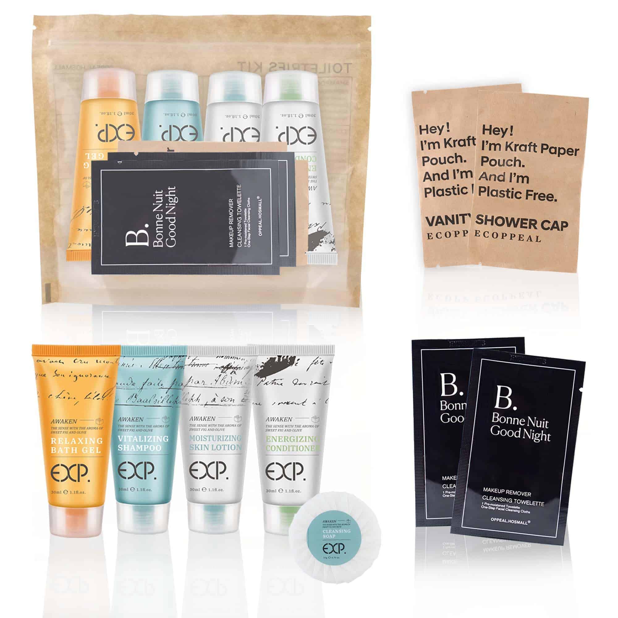 Kit de Suministros para Invitados de 8 Piezas con Productos