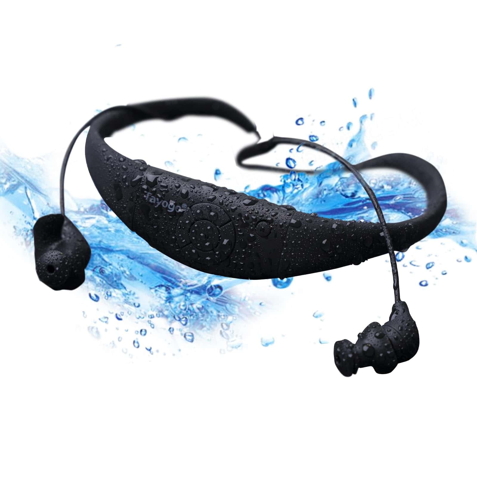Reproductor de MP3 impermeable para natación, Tayogo