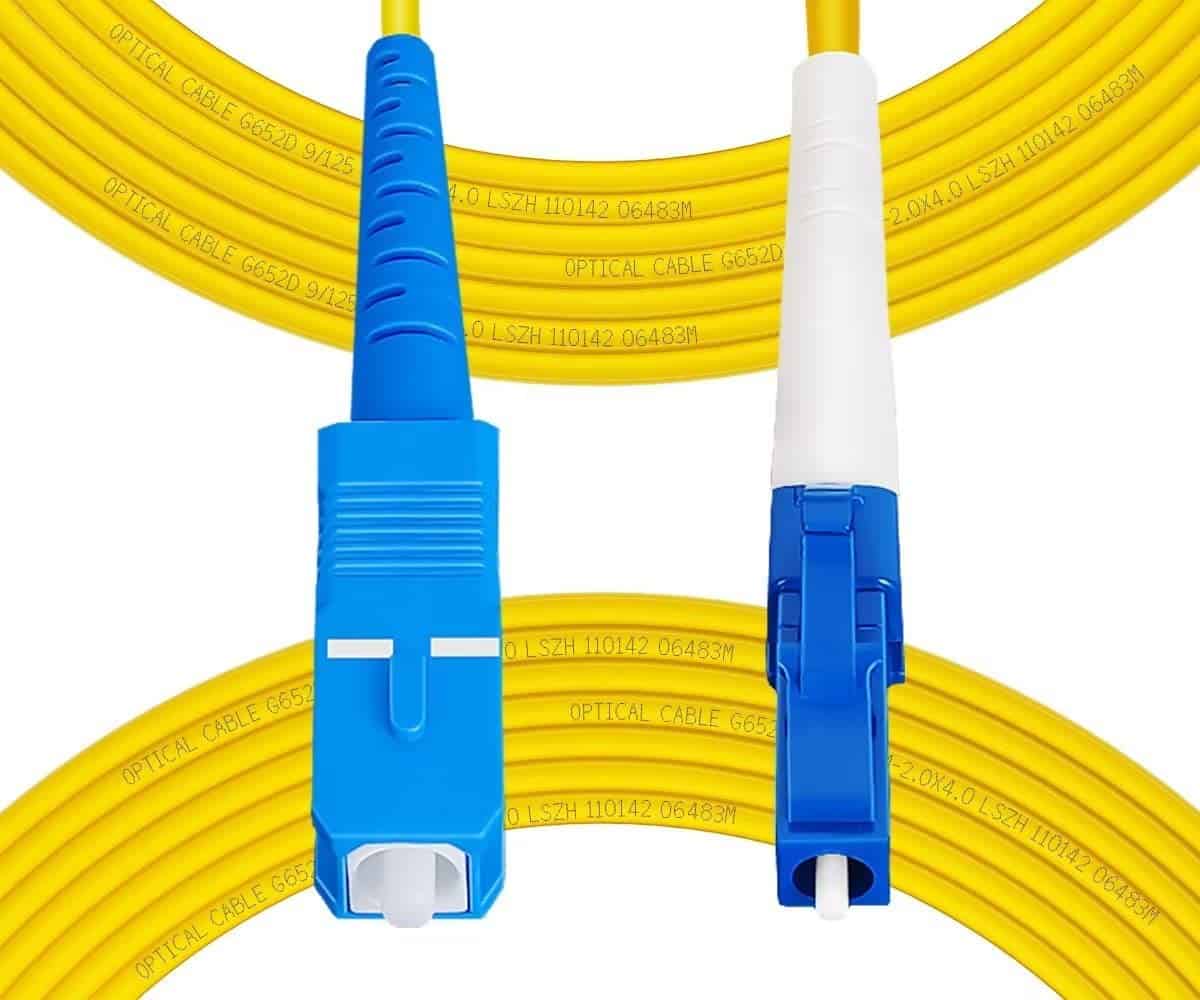 Fibergaga-0.5M(1.6ft) Cable de parche de fibra óptica SC a