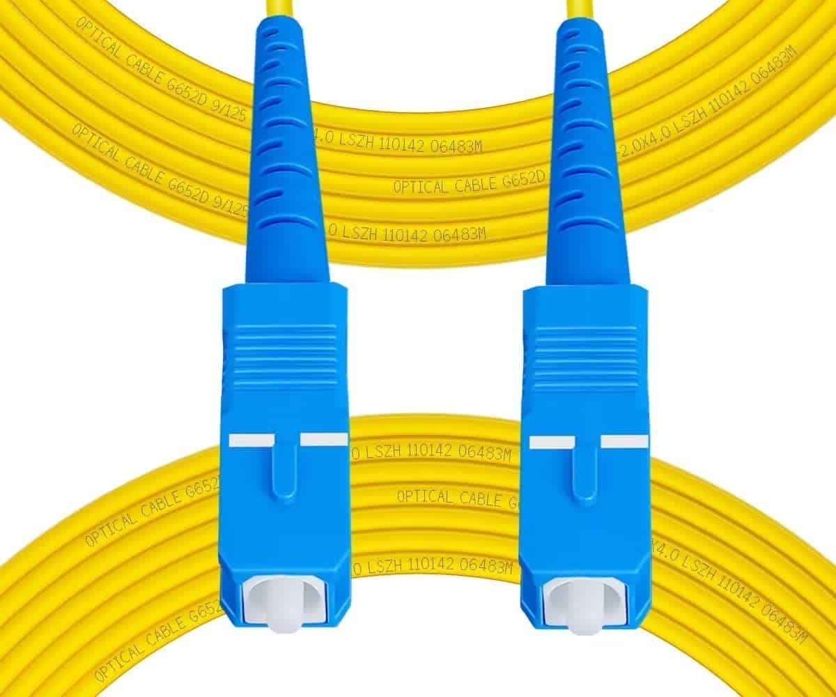 Fibergaga-0.5m(1.6ft)-5 Pack Cable de Conexión de Fibra