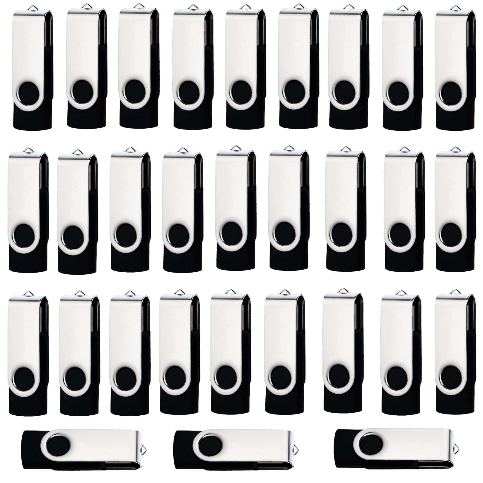 lcwamy USB 128MB Memoria USB 100 Pack unidad flash USB al