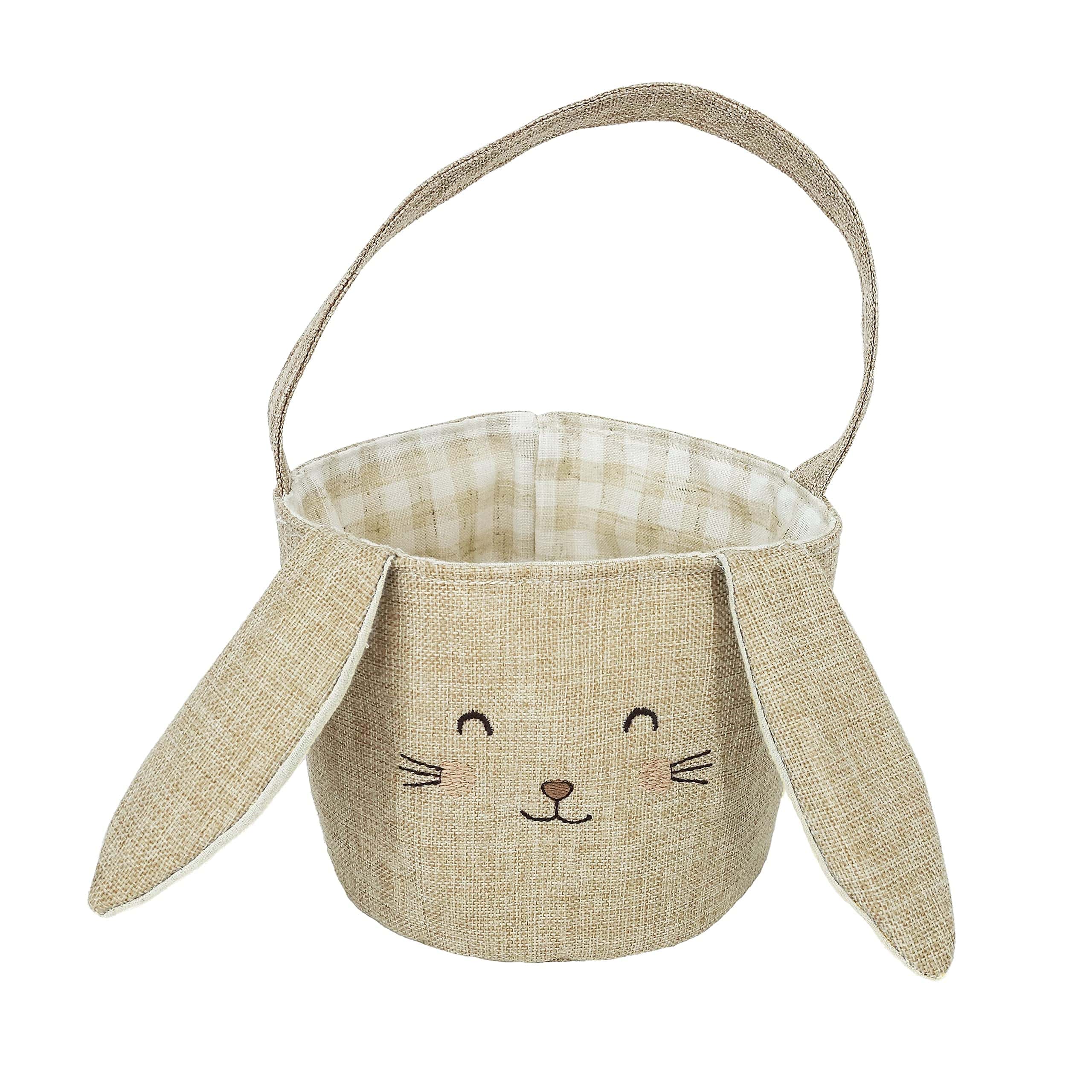 Cesta de conejo de Pascua premium MON AMI con asas � 13�,