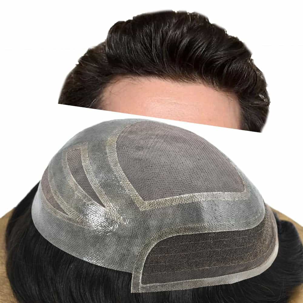 Sistema de reemplazo de piezas de cabello para hombre,