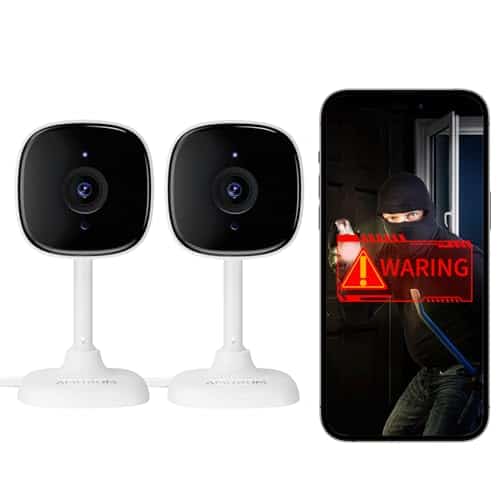 Cámara de seguridad WiFi para el hogar, cámara de