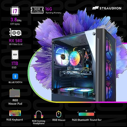 PC Gamer STGAubron Intel i7 RX580 16GB RAM 1TB SSD - Image 5