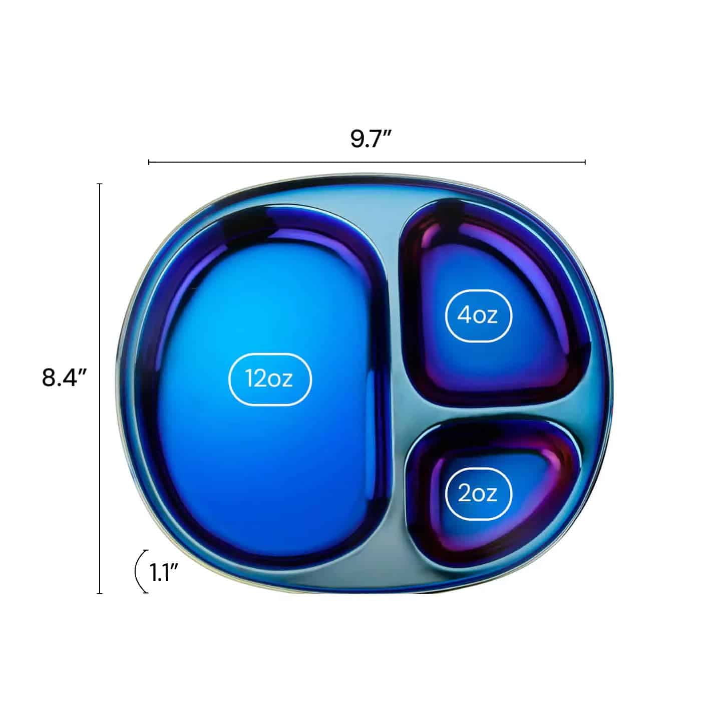 Platos para Niños de Acero Inoxidable Ahimsa - Platos - Image 8