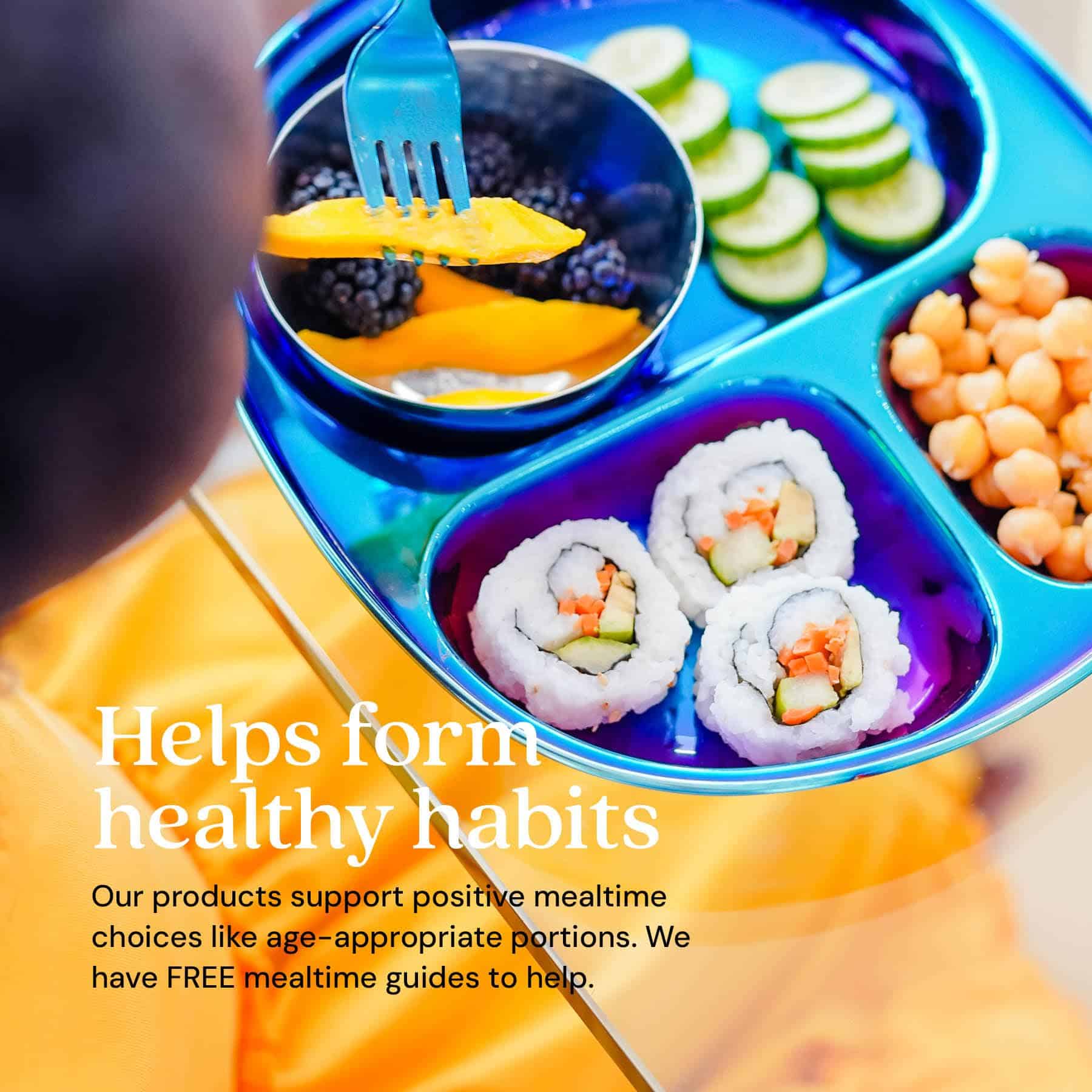 Platos para Niños de Acero Inoxidable Ahimsa - Platos - Image 10