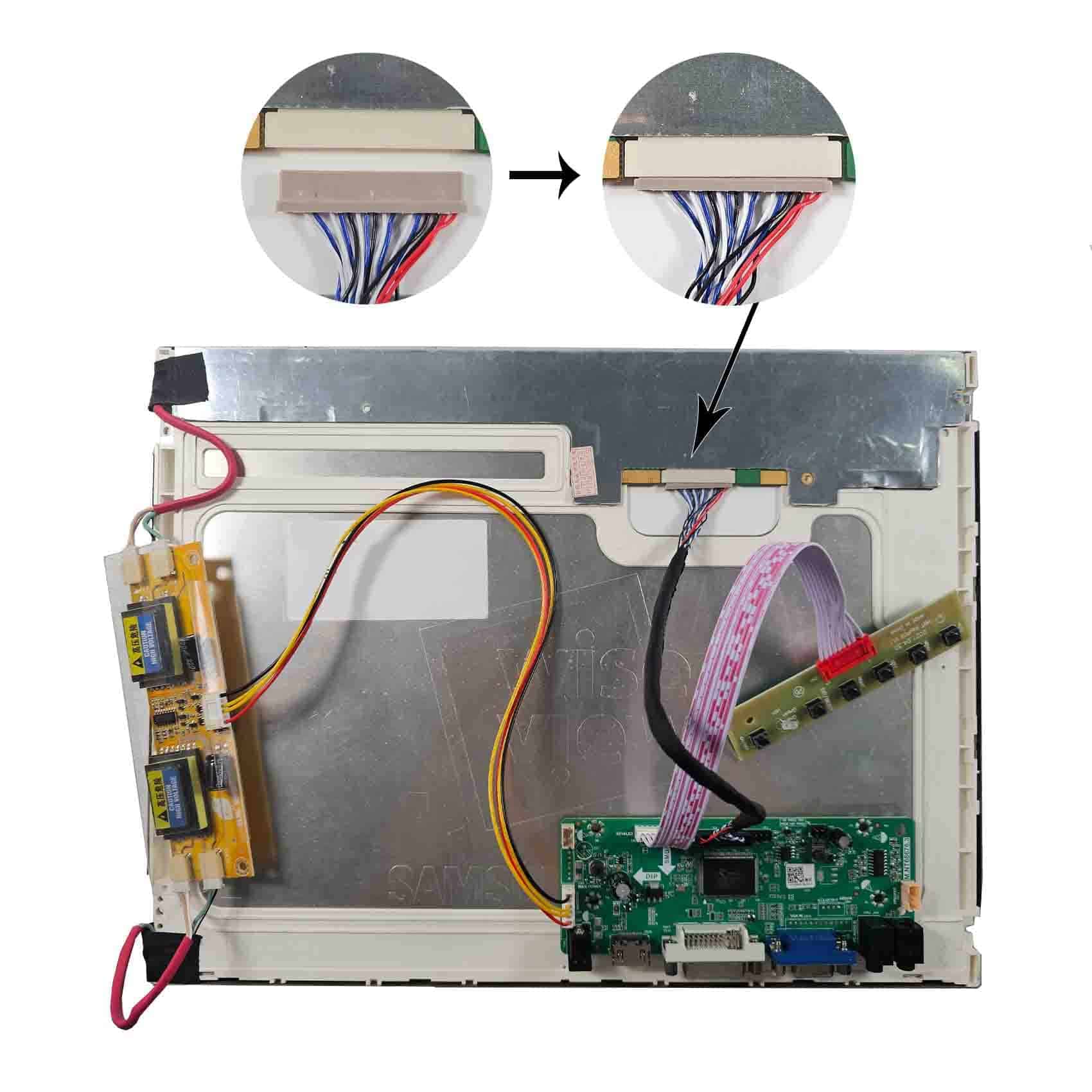 Kit de controlador de audio y video DVI VGA FanyiTek para - Image 3